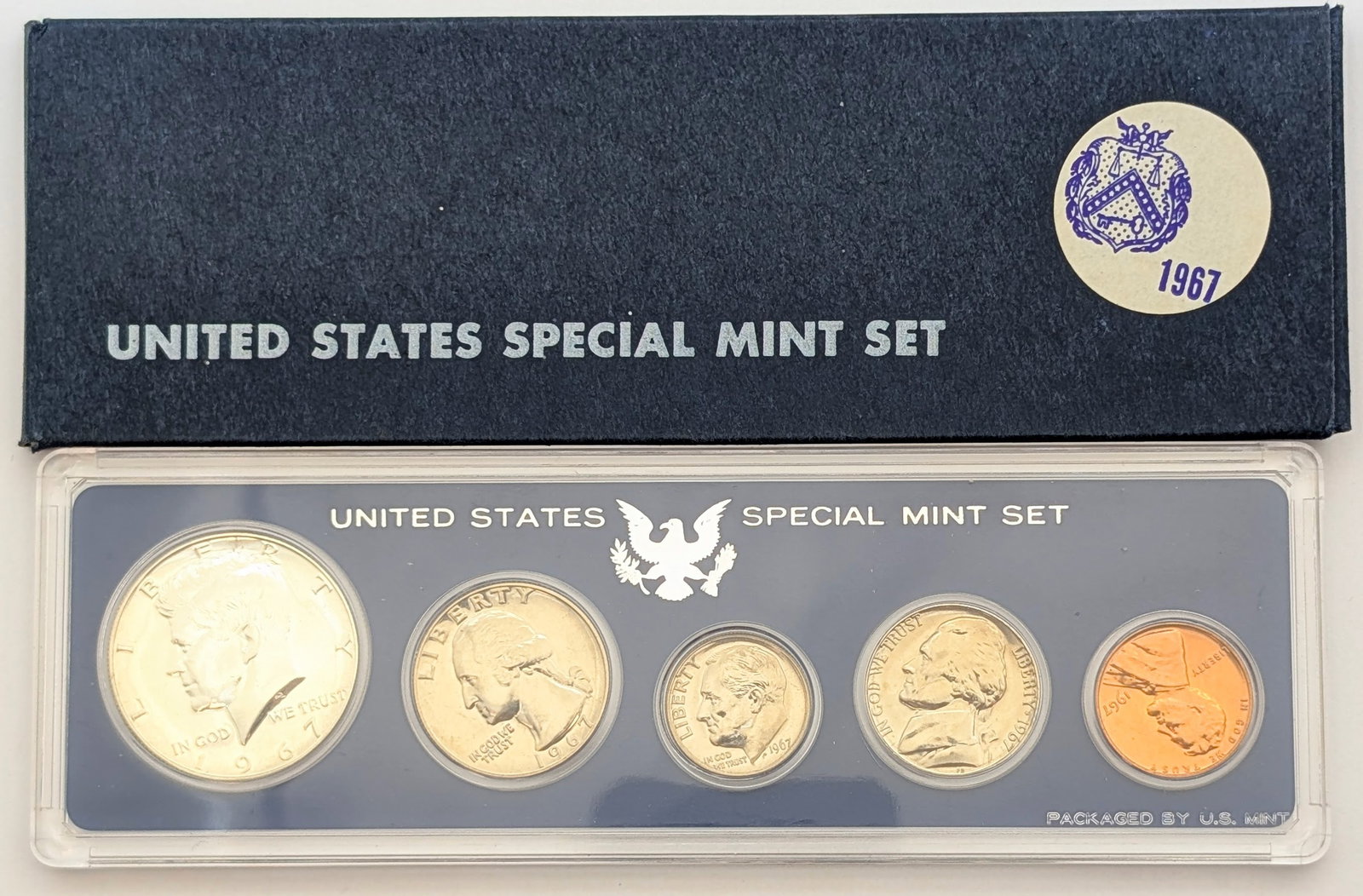 1967 US Special Mint Set w/ Silver JFK Half (1 of 2)