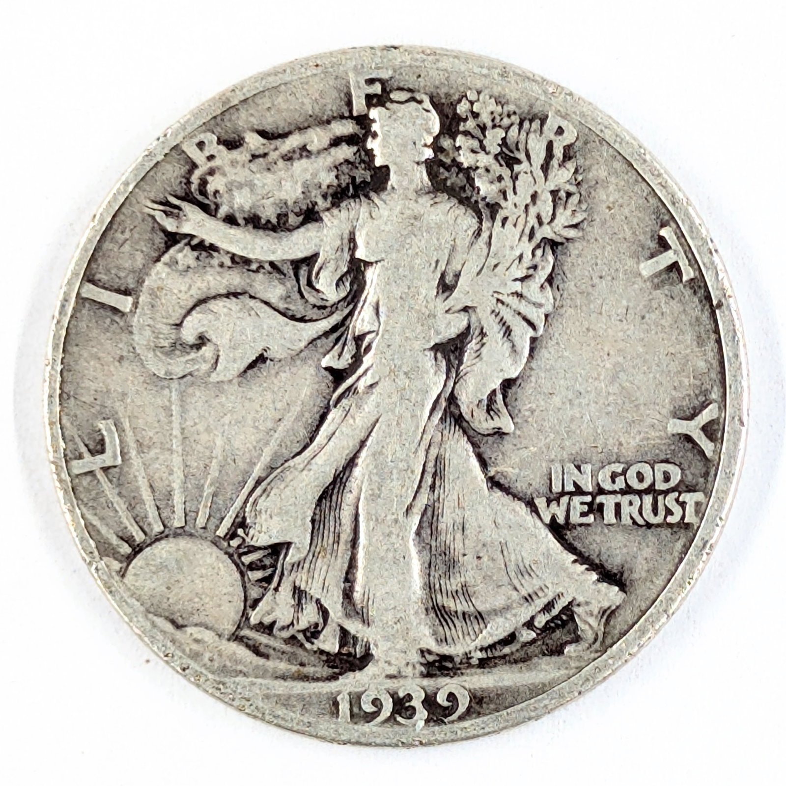 1939 Silver Walking Liberty Half Dollar: Silver