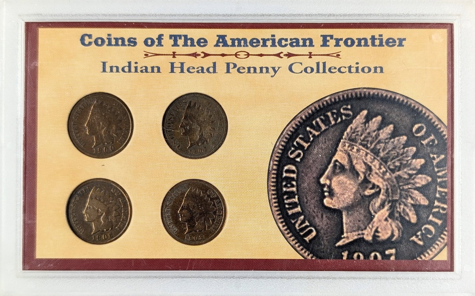 Coin of the American Frontier - Indian Head Penny Collection: Coin