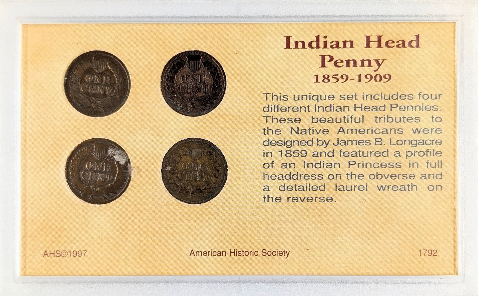 Coin of the American Frontier - Indian Head Penny Collection - 2
