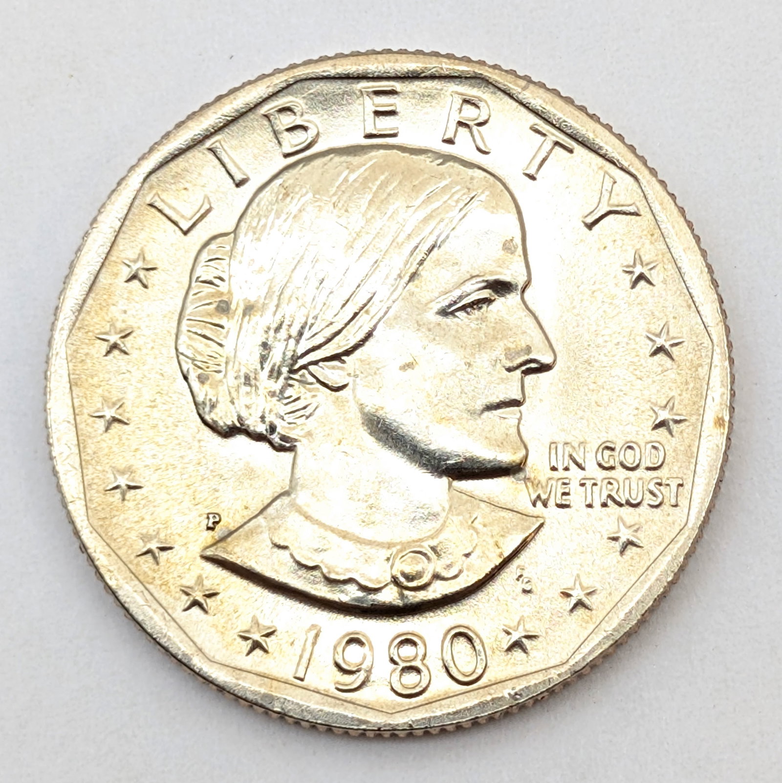 Tube of 20 Uncirculated 1980-P Susan B. Anthony Dollars - 2