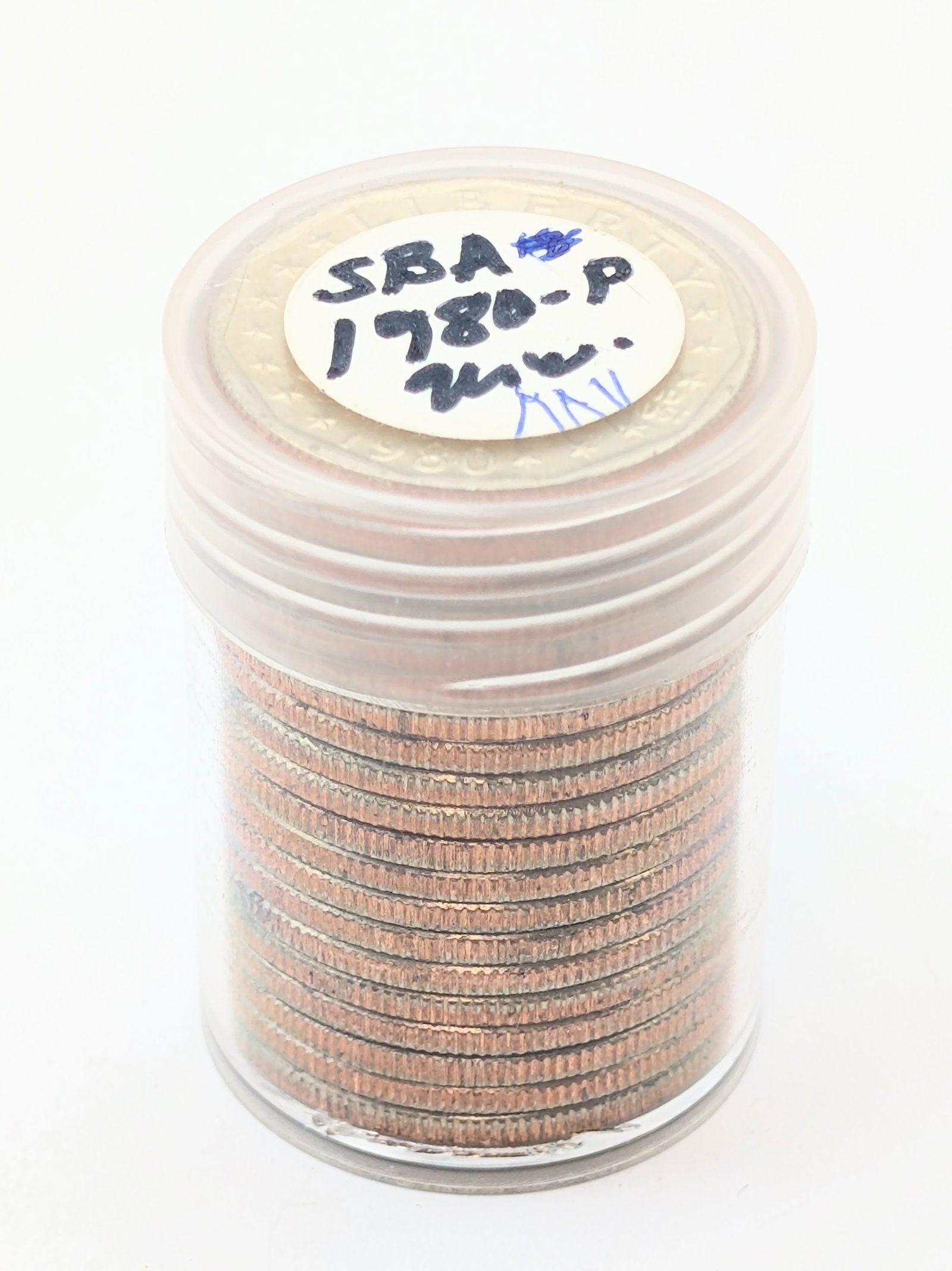 Tube of 20 Uncirculated 1980-P Susan B. Anthony Dollars - 4