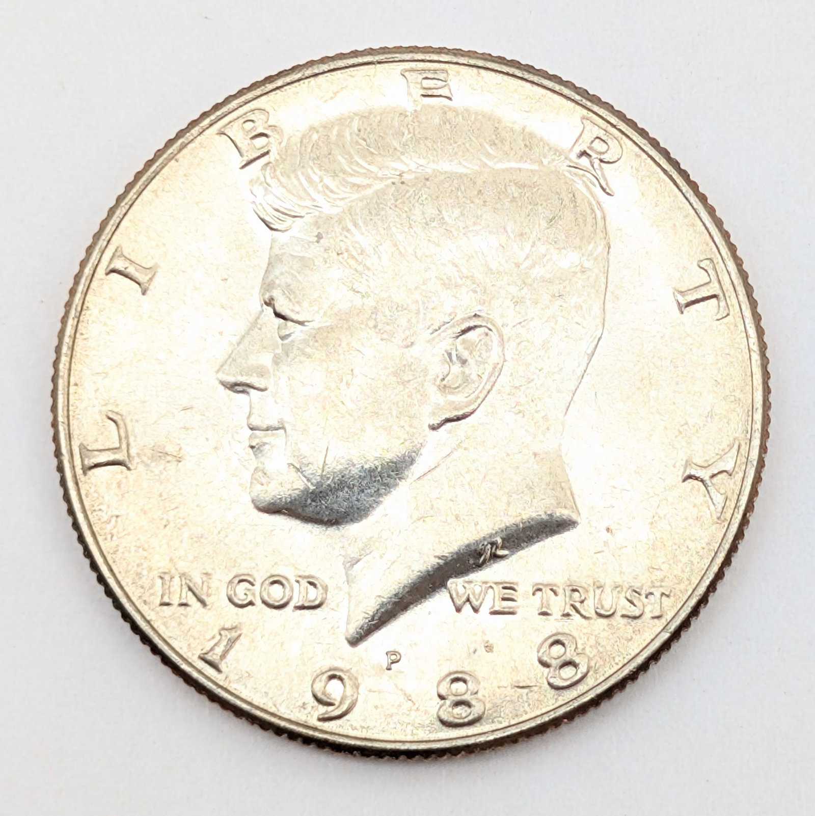 Tube of 20 Uncirculated 1988-P John F Kennedy Half Dollars - 2
