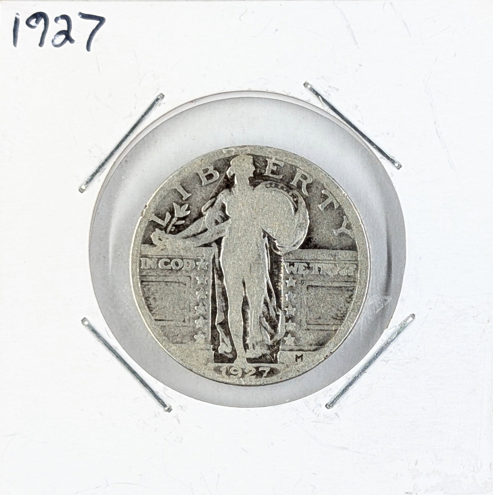 1927 Silver Standing Liberty Quarter: Silver