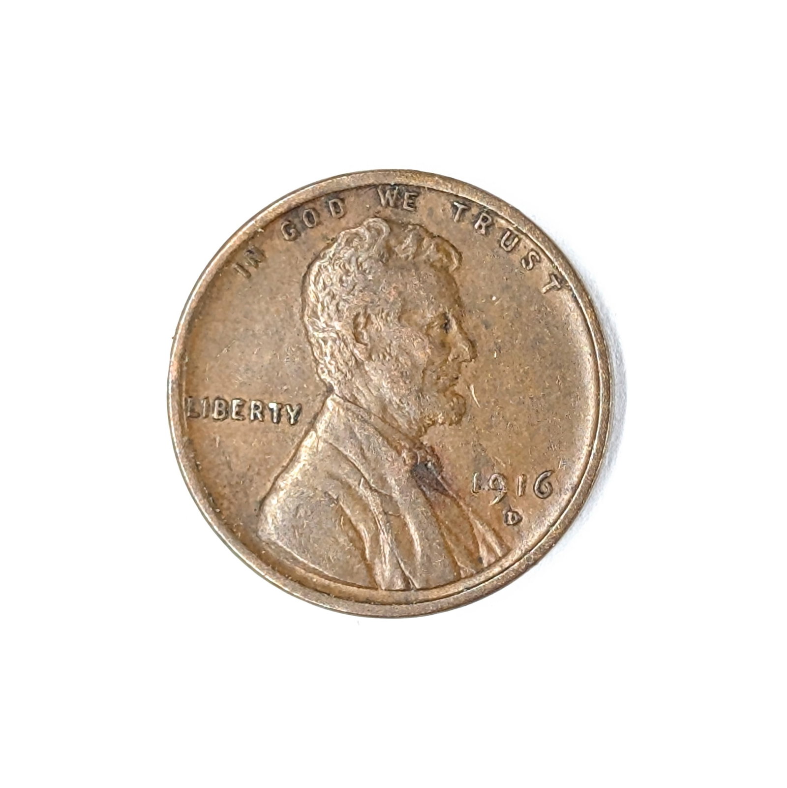 1916-D Wheat Cent: Coin