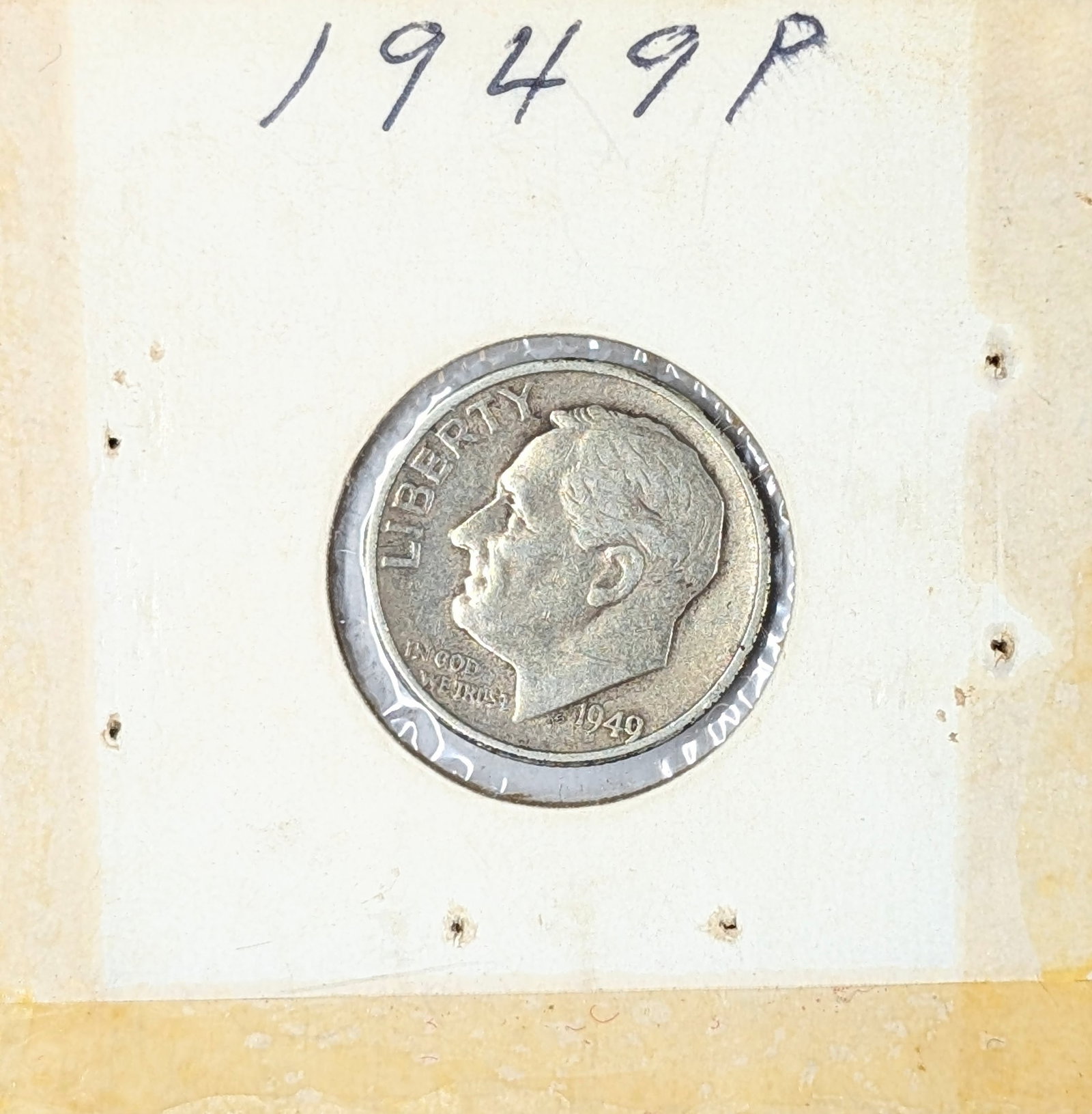 1949 Silver Roosevelt Dime: Silver