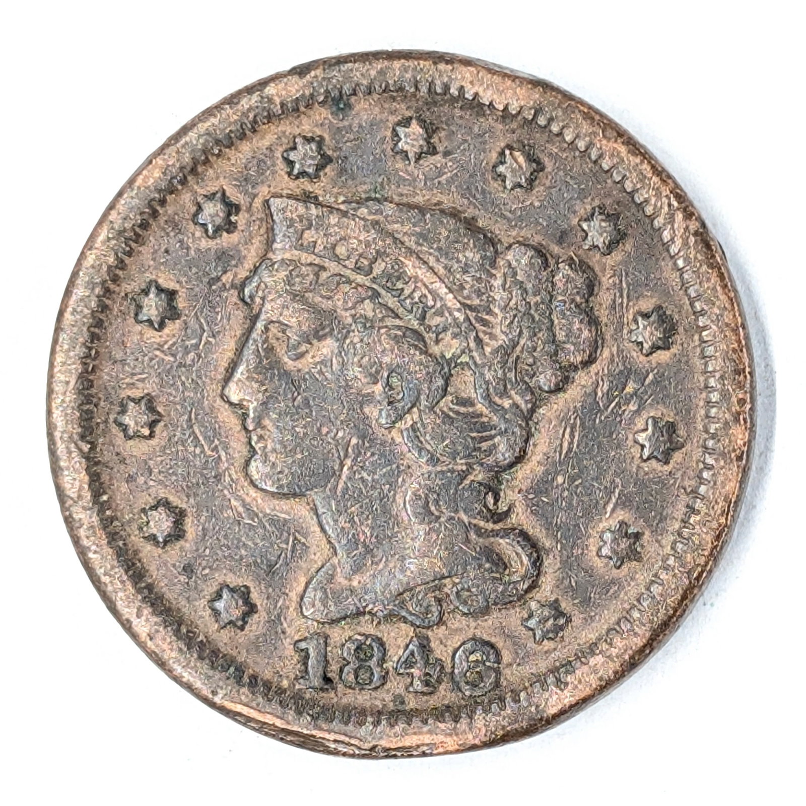 1846 Large Cent: _