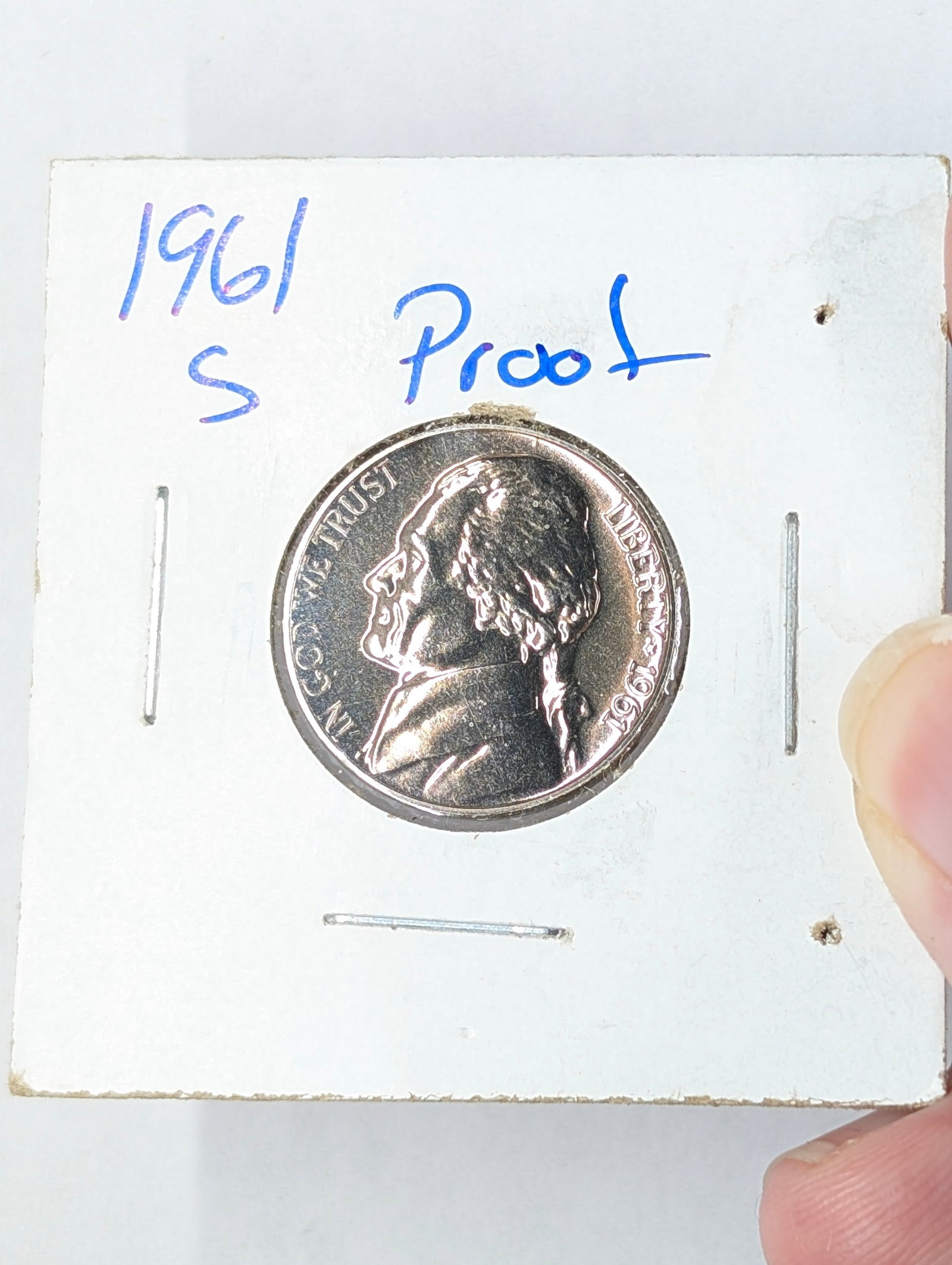 1961-S Jefferson Nickel- Proof, Toned - 3