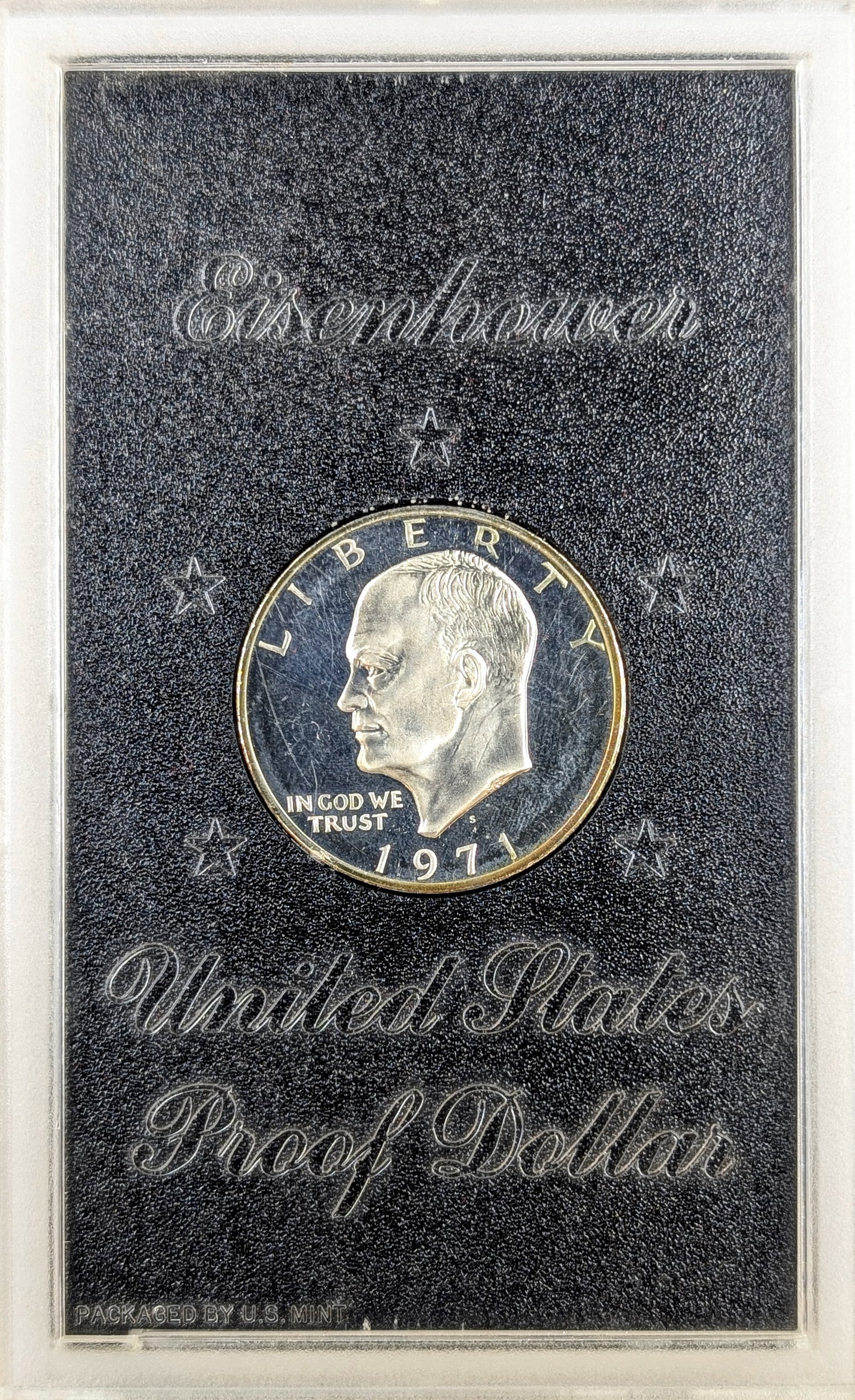 1971-S Eisenhower " Ike" Proof Silver Dollar: _