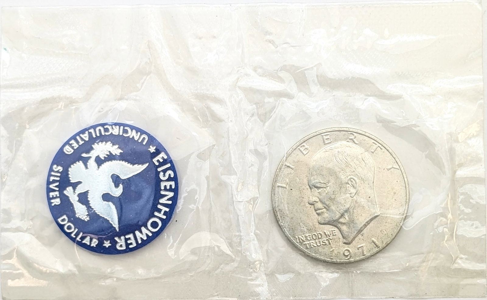 1971-S Eisenhower " Ike" Uncirculated Silver Dollar: _