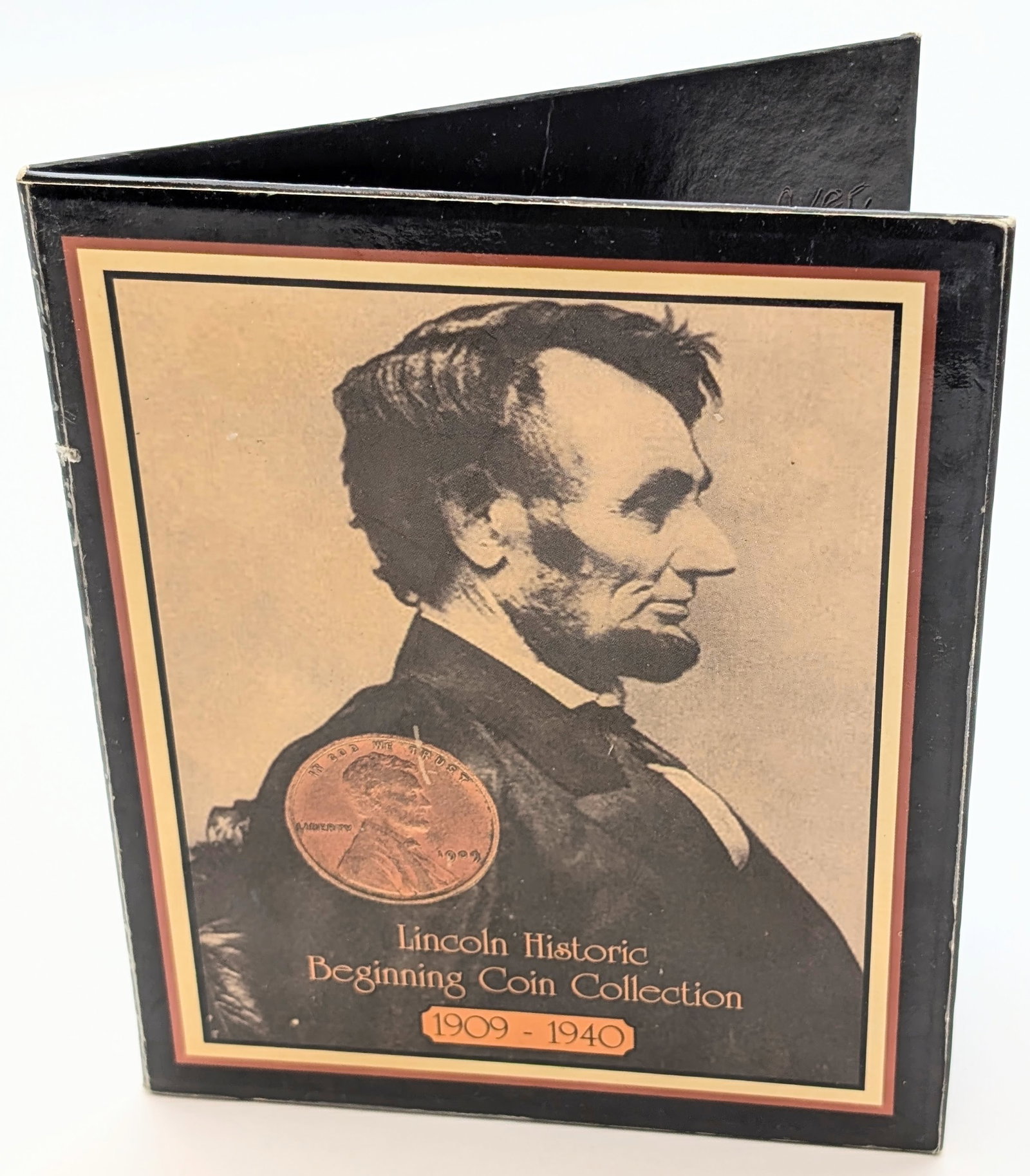 Lincoln Historic Beginning Coin Album Collection 1909-1940: With 20 Coins Some writing in the album