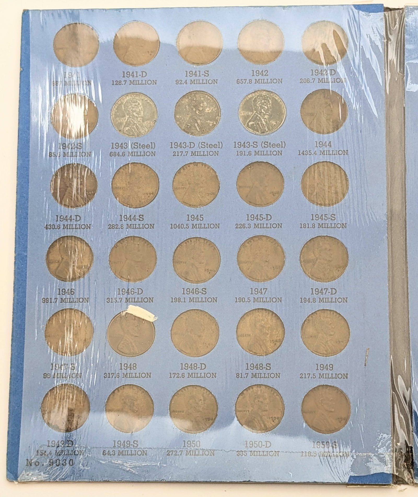 Whitman Lincoln Head Cent Coin Album Starting 1941 Number 2 - 2
