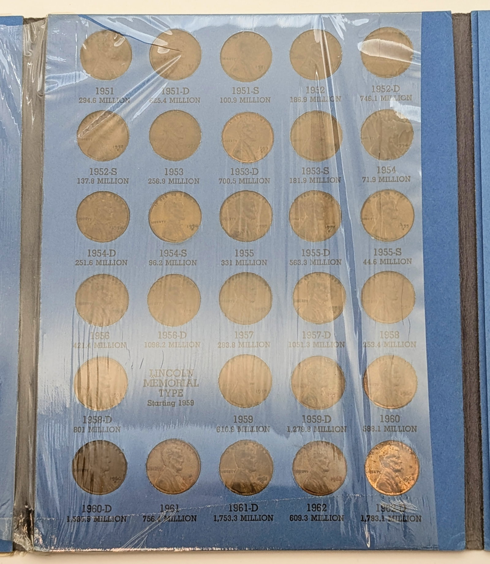 Whitman Lincoln Head Cent Coin Album Starting 1941 Number 2 - 3