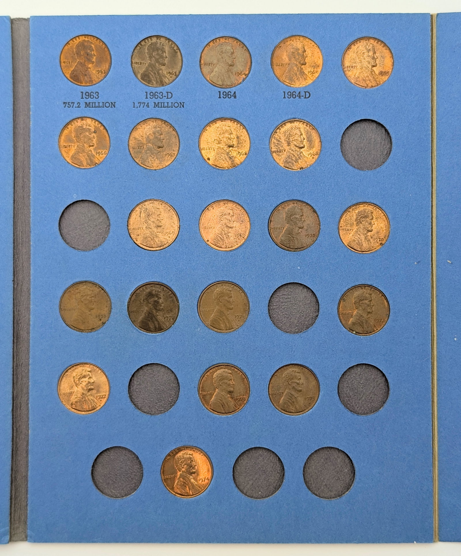 Whitman Lincoln Head Cent Coin Album Starting 1941 Number 2 - 4