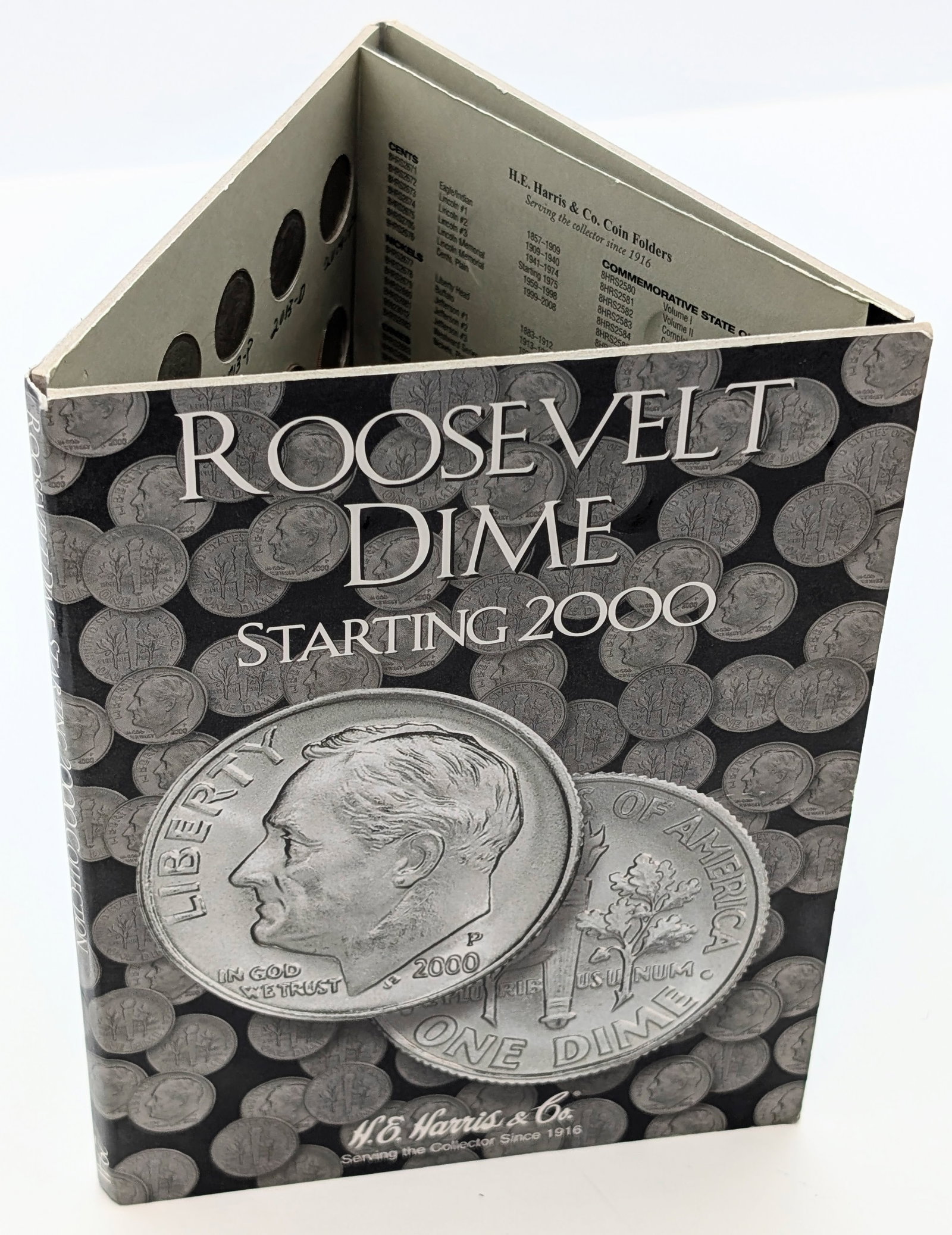 Roosevelt Dime Coin Album Starting 2000: With 51 Coins