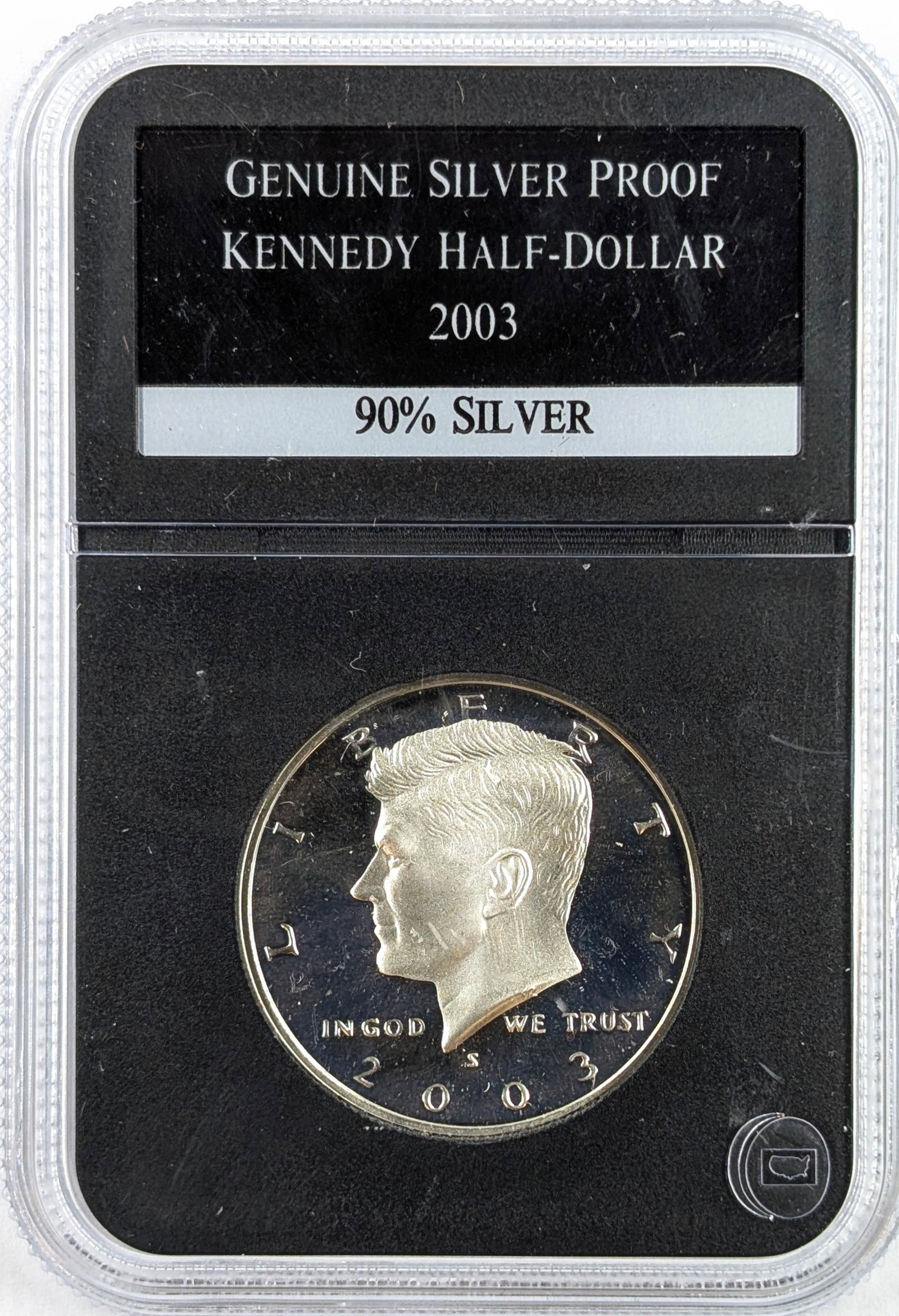 PCS 2003 Proof Silver Kennedy Half Dollar: 90% Silver