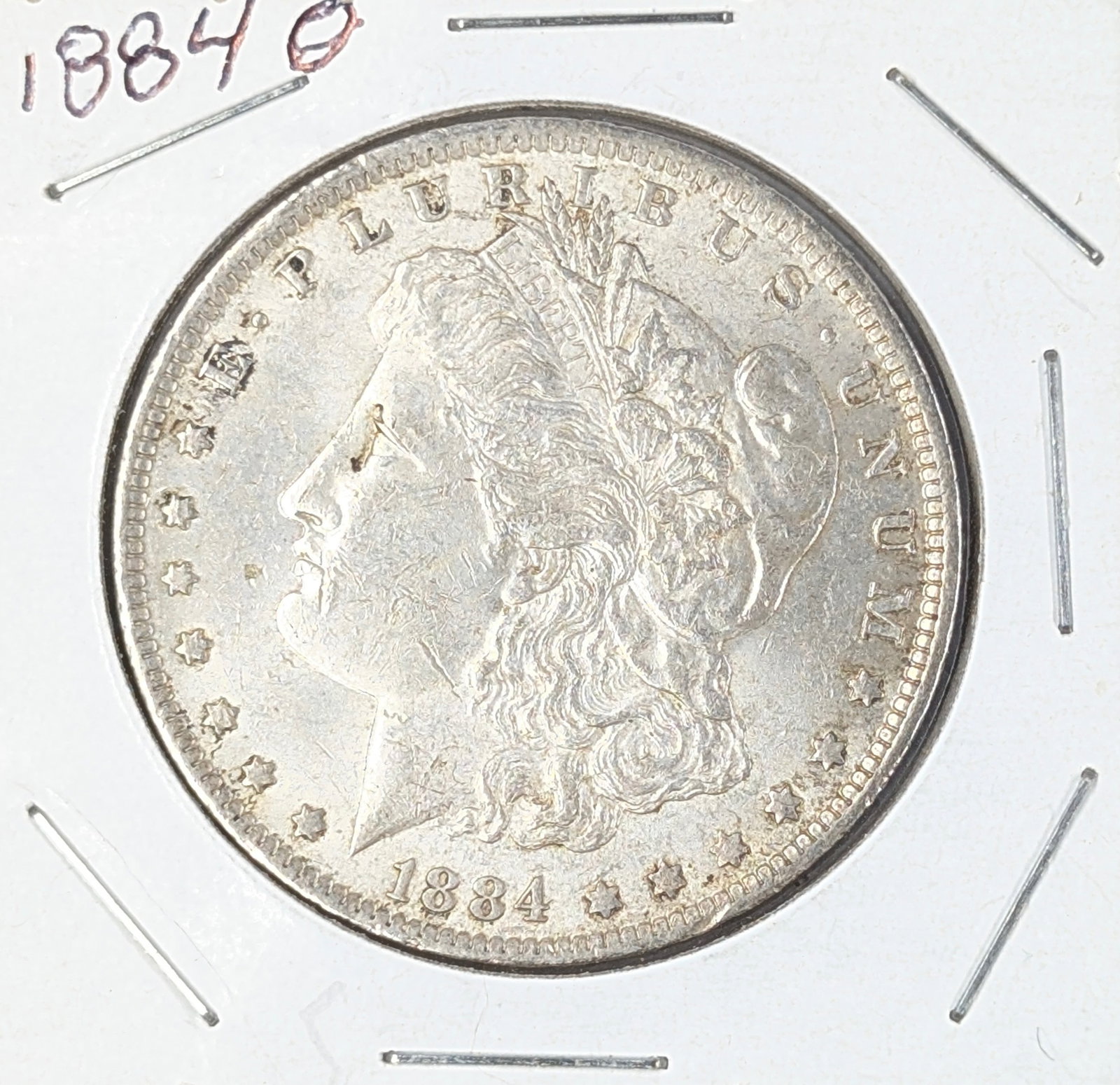 1884-O Morgan Silver Dollar: _