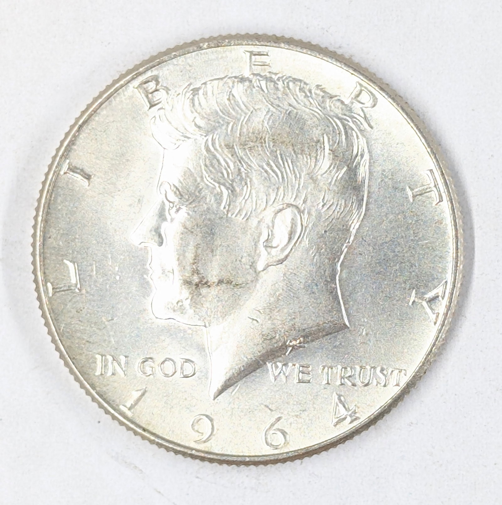 1964 Silver John F Kennedy Half Dollar- Uncirculated (1 of 2)
