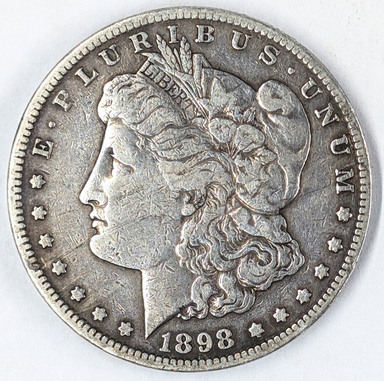 1898-S Morgan Silver Dollar: _