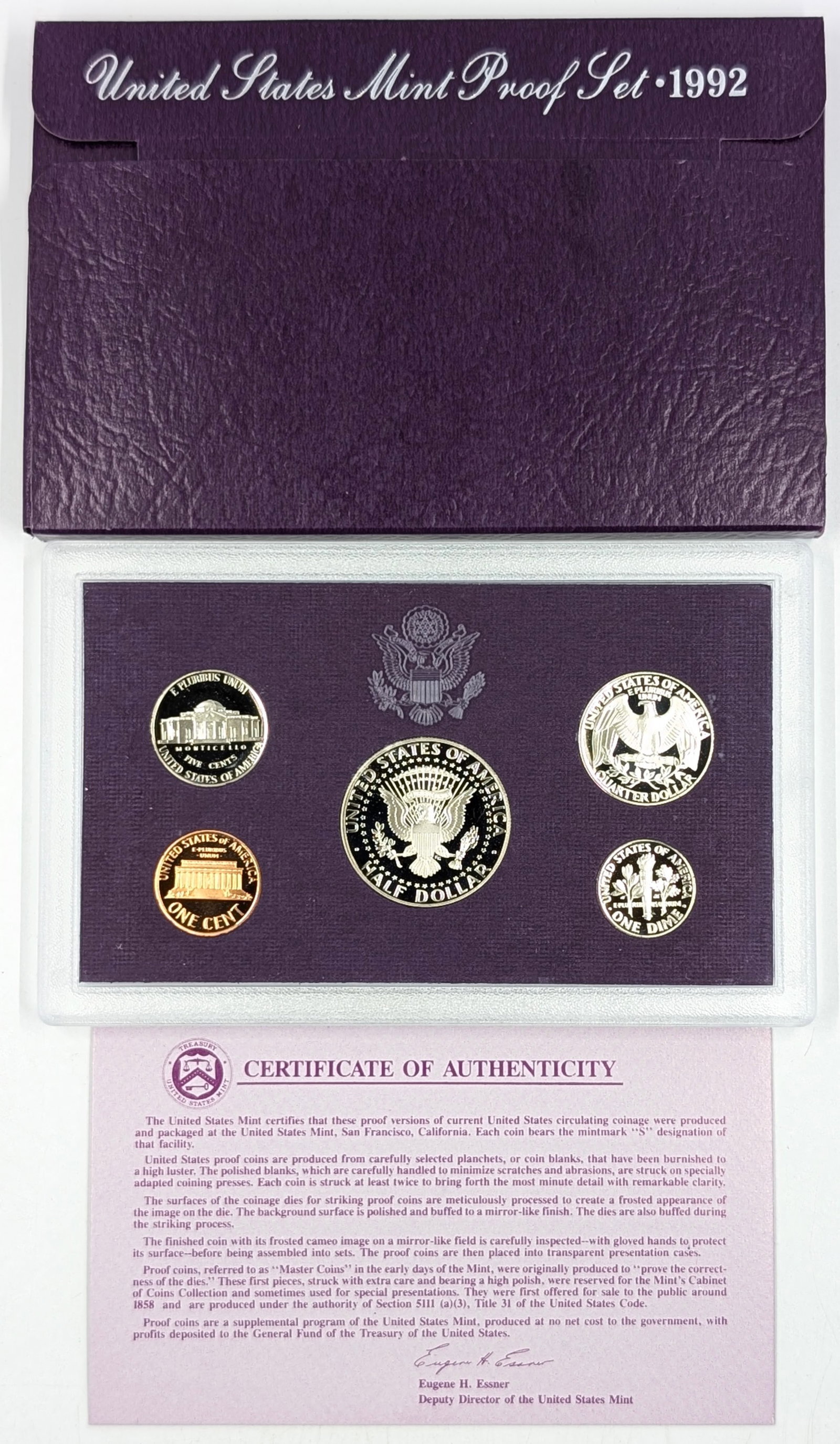 1992 US Mint Proof Set - 2