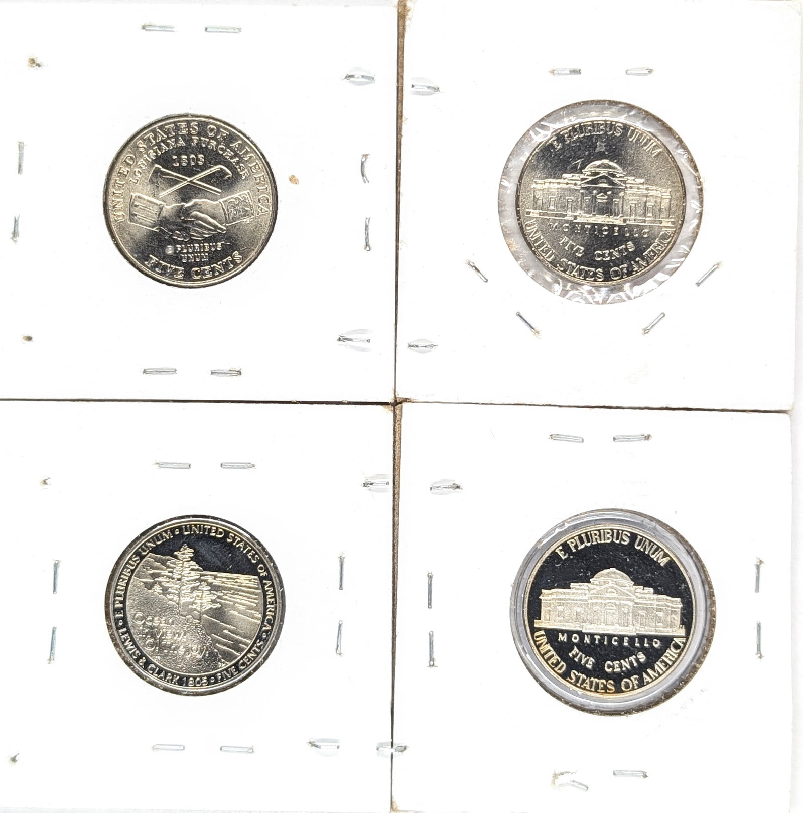 Lot of 4 Jefferson Nickels- 2004-2012 - 2