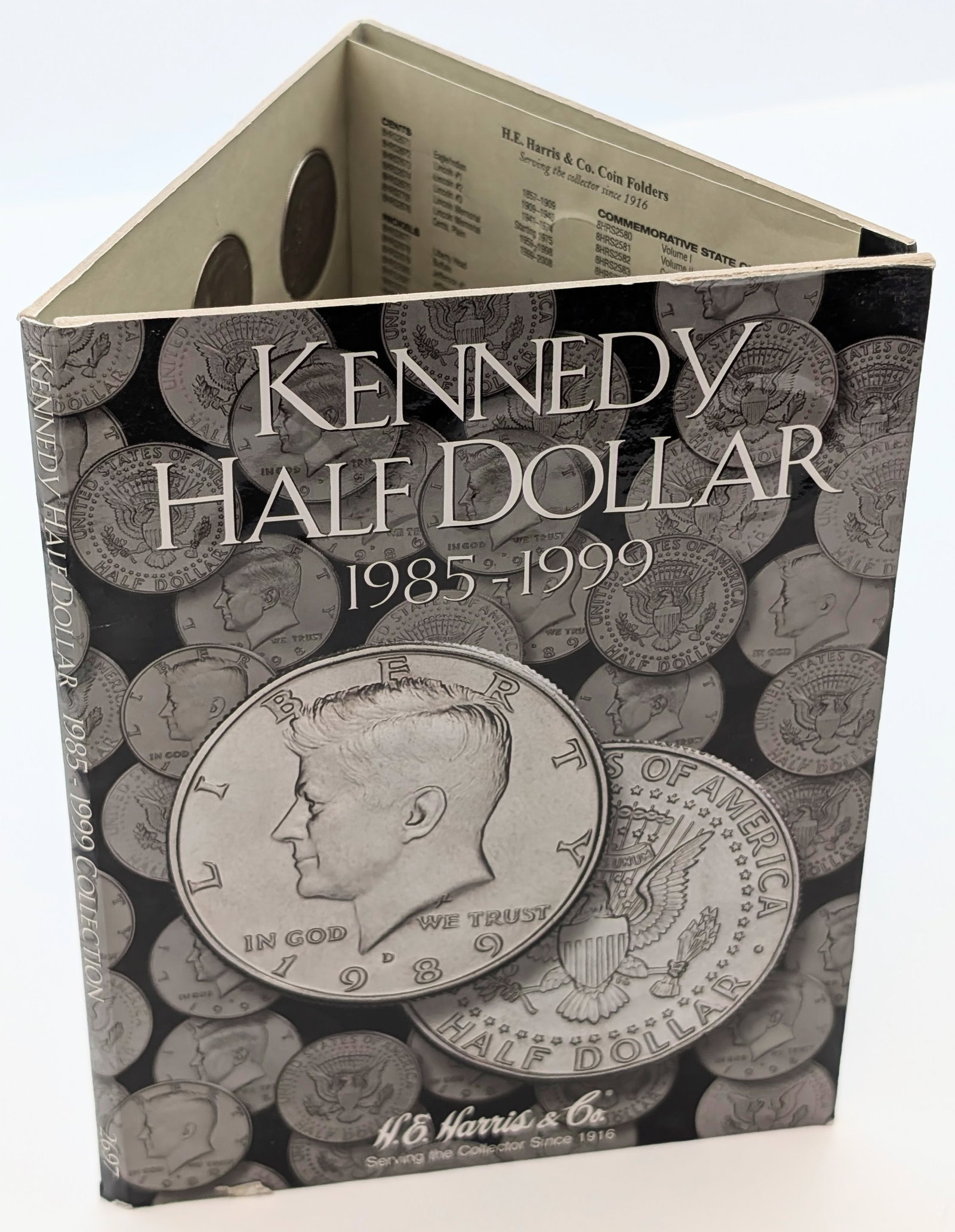 Kennedy Half Dollar Coin Album- 1985-1999: With 32 Coins . Some Uncirculated