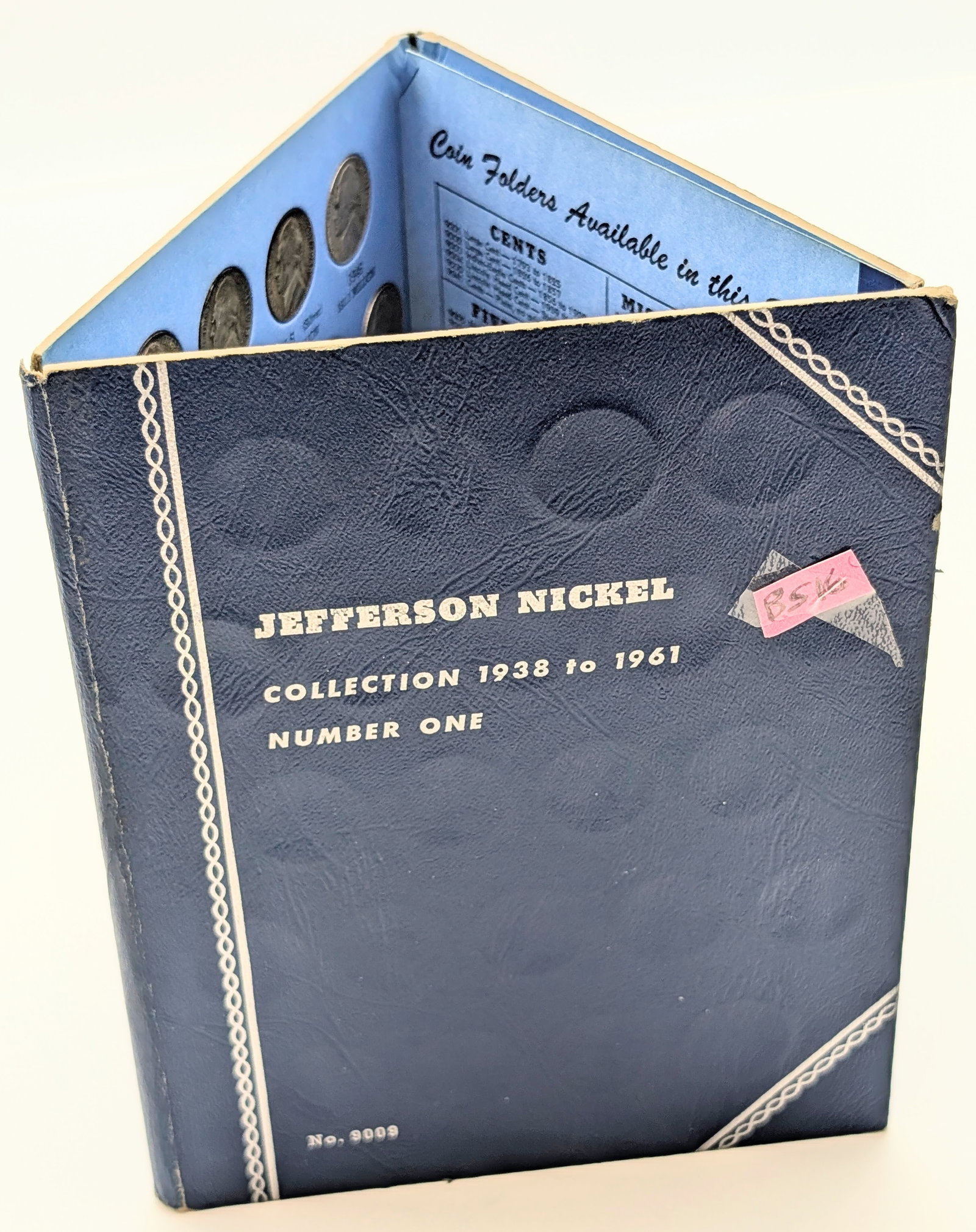Whitman Jefferson Nickel Coin Album- 1938-1961 Including 11 Silver War Nickels!: With 60 Coins