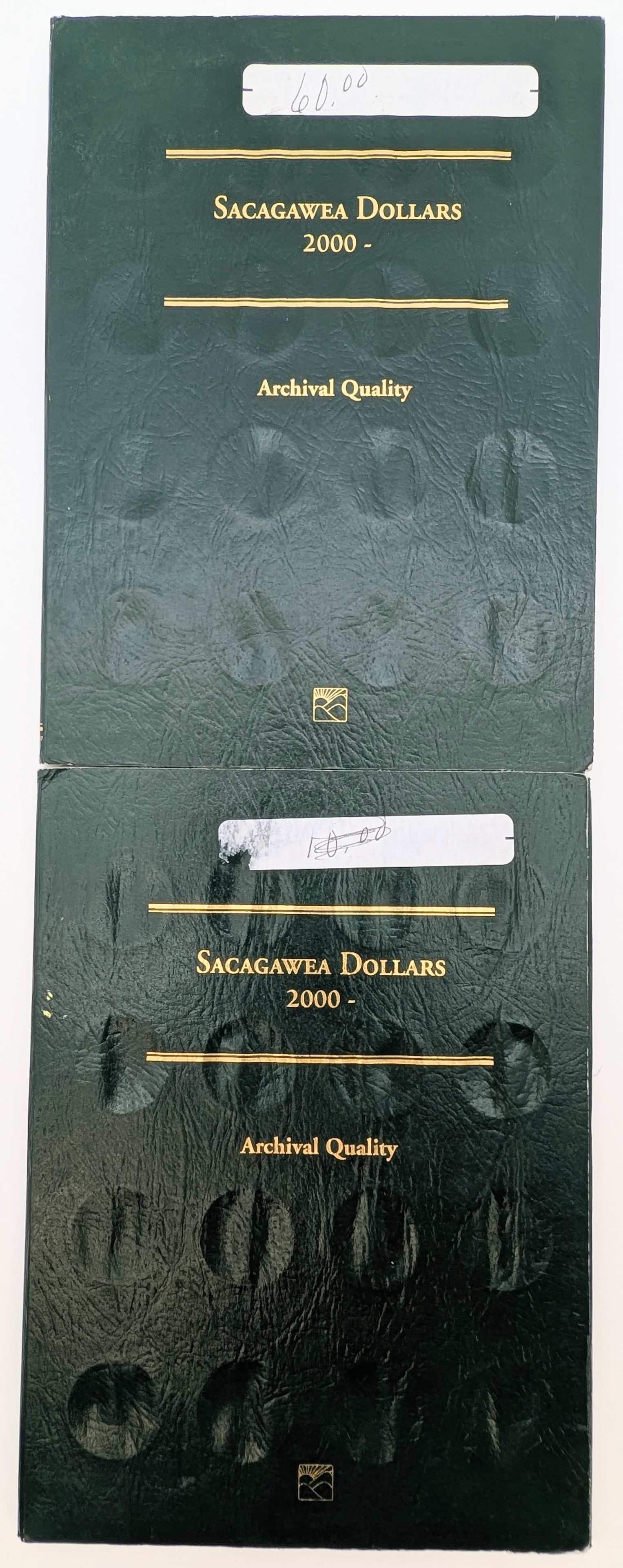 Lot of 2 Empty Littleton Sacagawea Dollar Coin Albums - 3