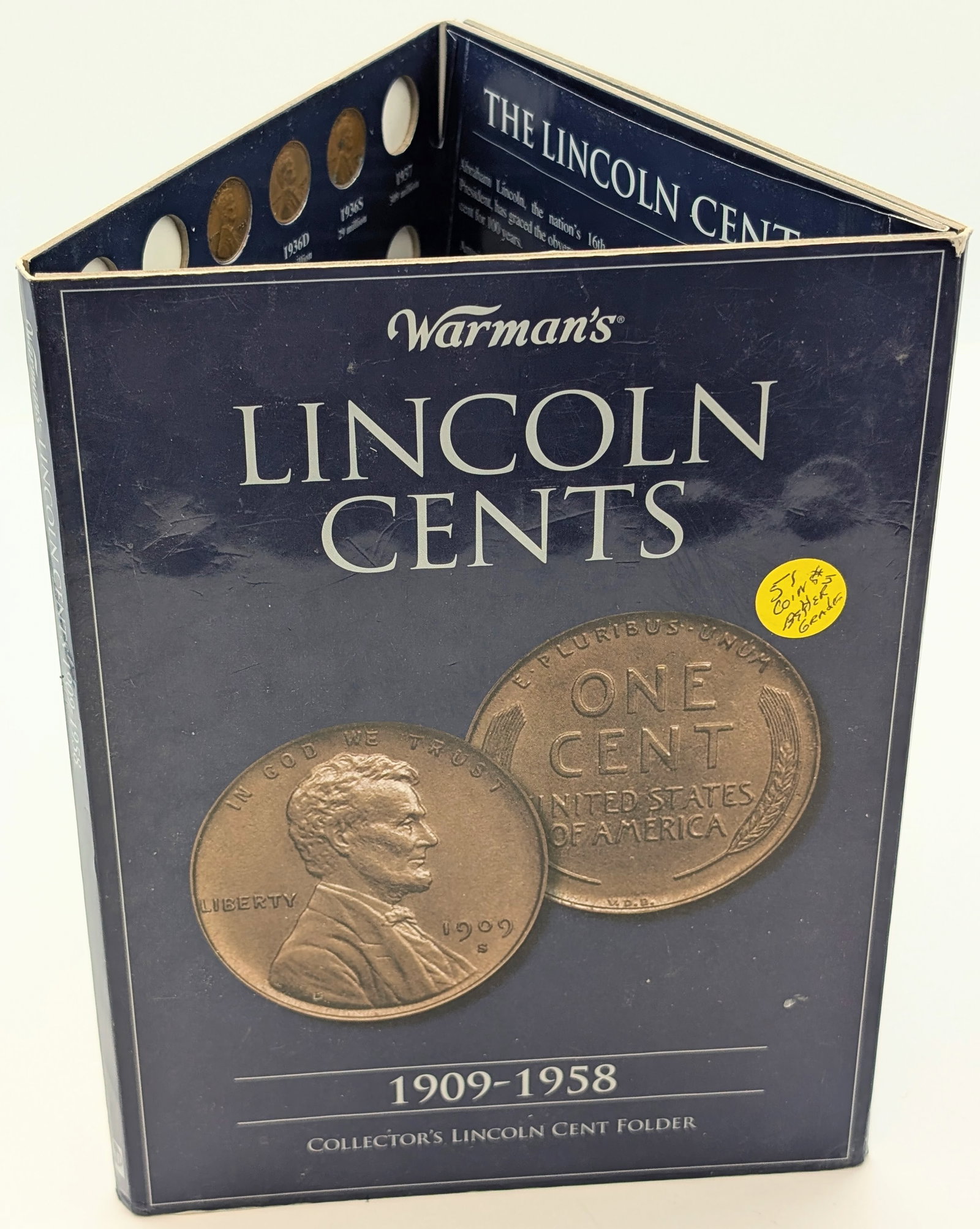 Warman's Lincoln Cent Coin Album- 1909-1958: With 31 Coins