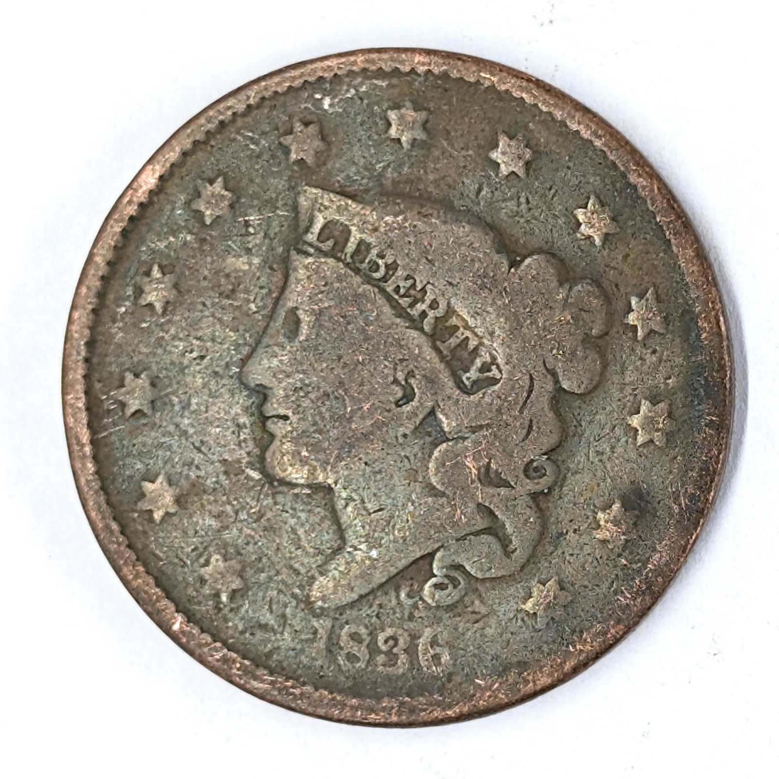 1836 Large Cent: Coin