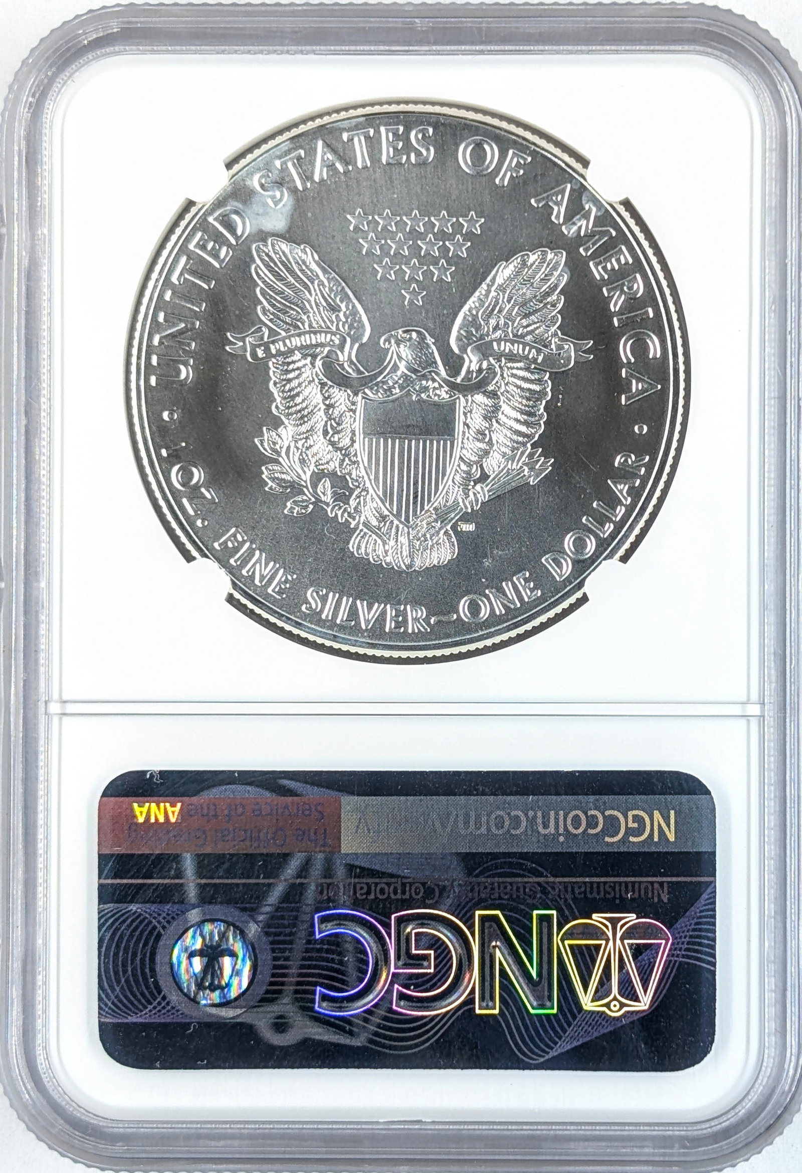 NGC 2020 MS69 American Silver Eagle Dollar- Emergency Production - 2