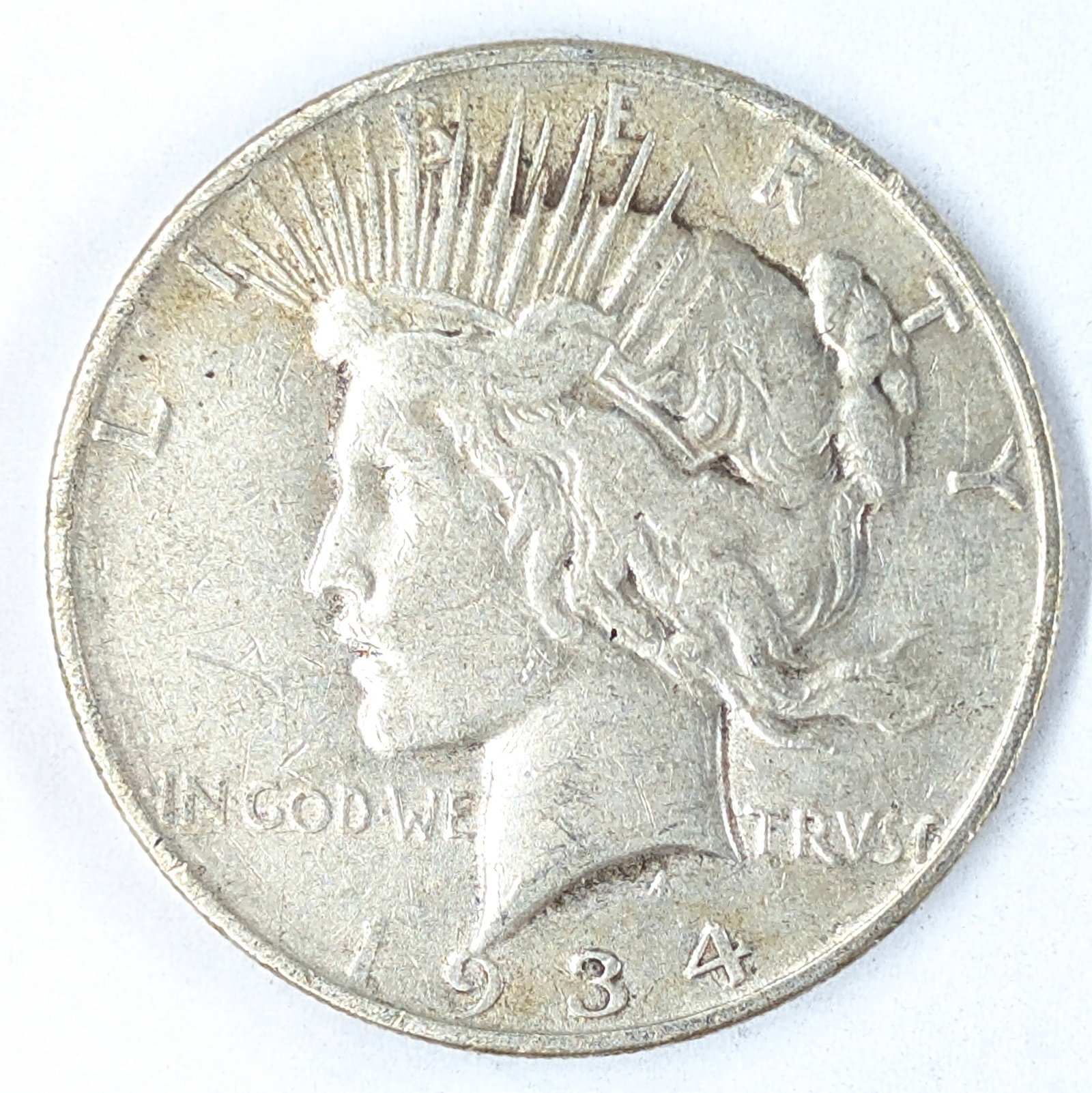1934-D Silver Peace Dollar: Silver