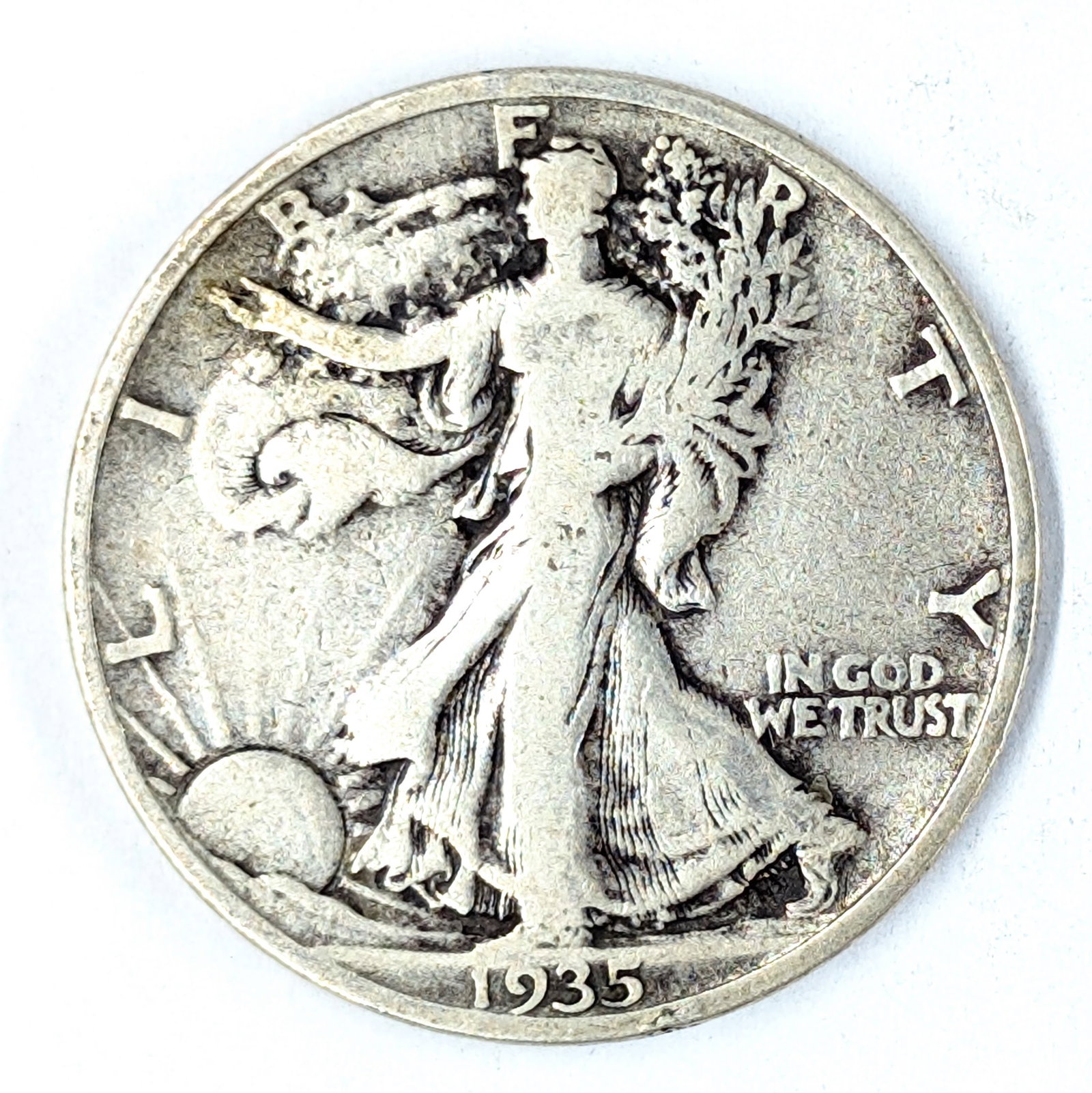 1935 Silver Walking Liberty Half Dollar (1 of 2)