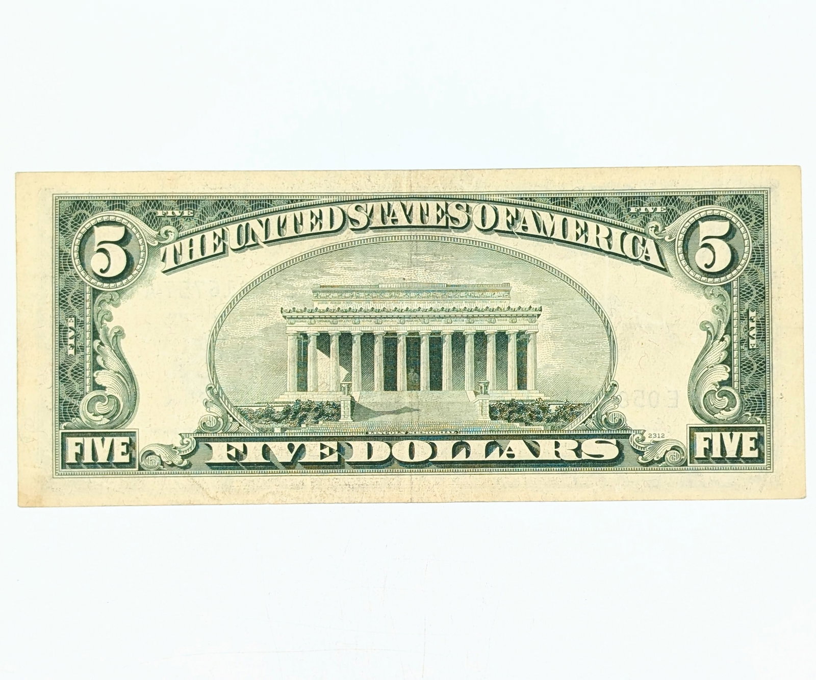 1953 A $5 Note - Silver Certificate - 2