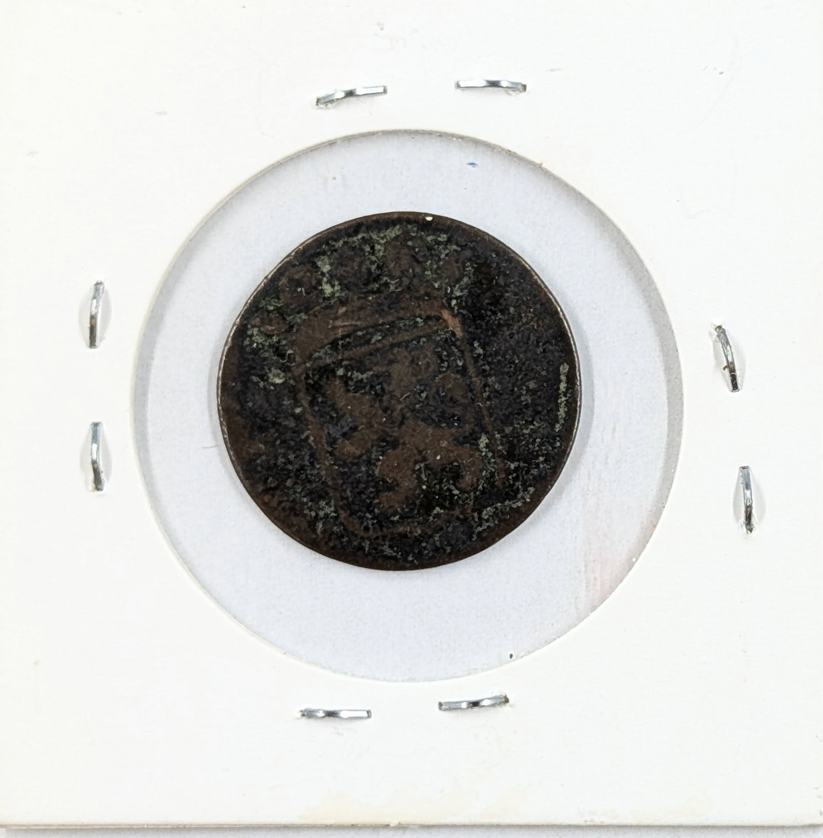 1788 Dutch East India Copper Duit Coin - 2