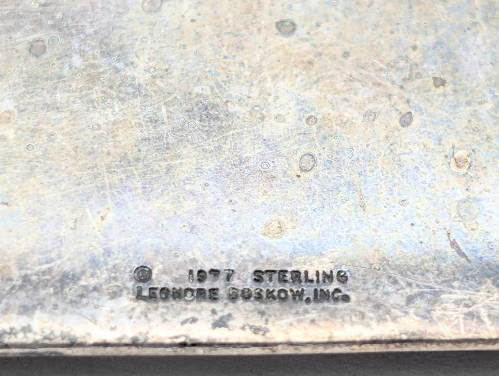 Sterling Silver Belt Buckle Featuring a Bicentennial Eisenhower Dollar Coin - 4