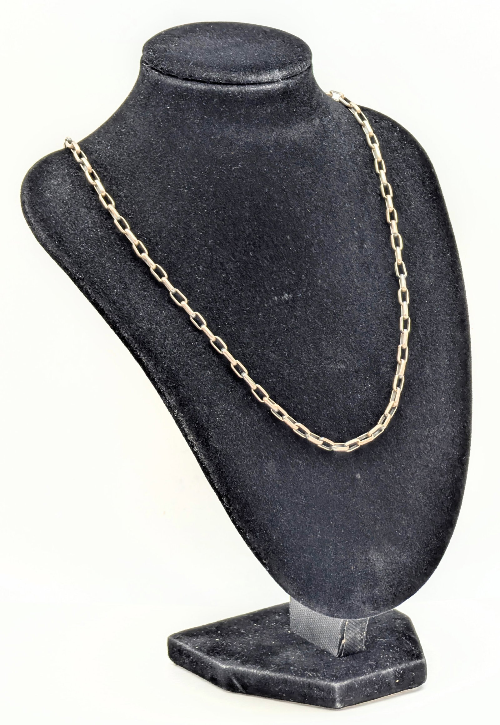 Sterling Silver Paperclip Link Chain Necklace - 2