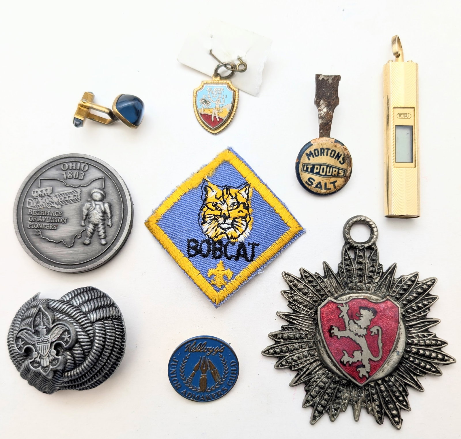 Large Lot of Vintage Items- Tokens, Medals, Patches, Watches, Trading Cards, ect - 2