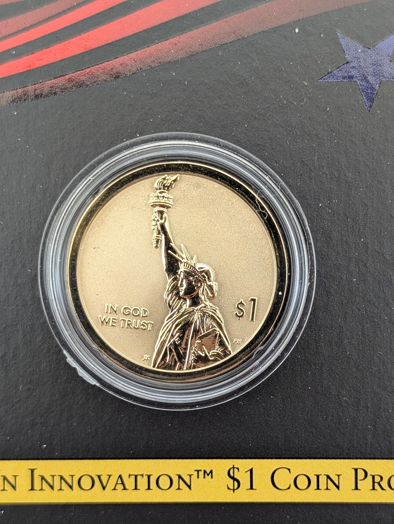 2018 Introductory American Innovation $1 Coin w/ COA - Signed by David J. Ryder - 2