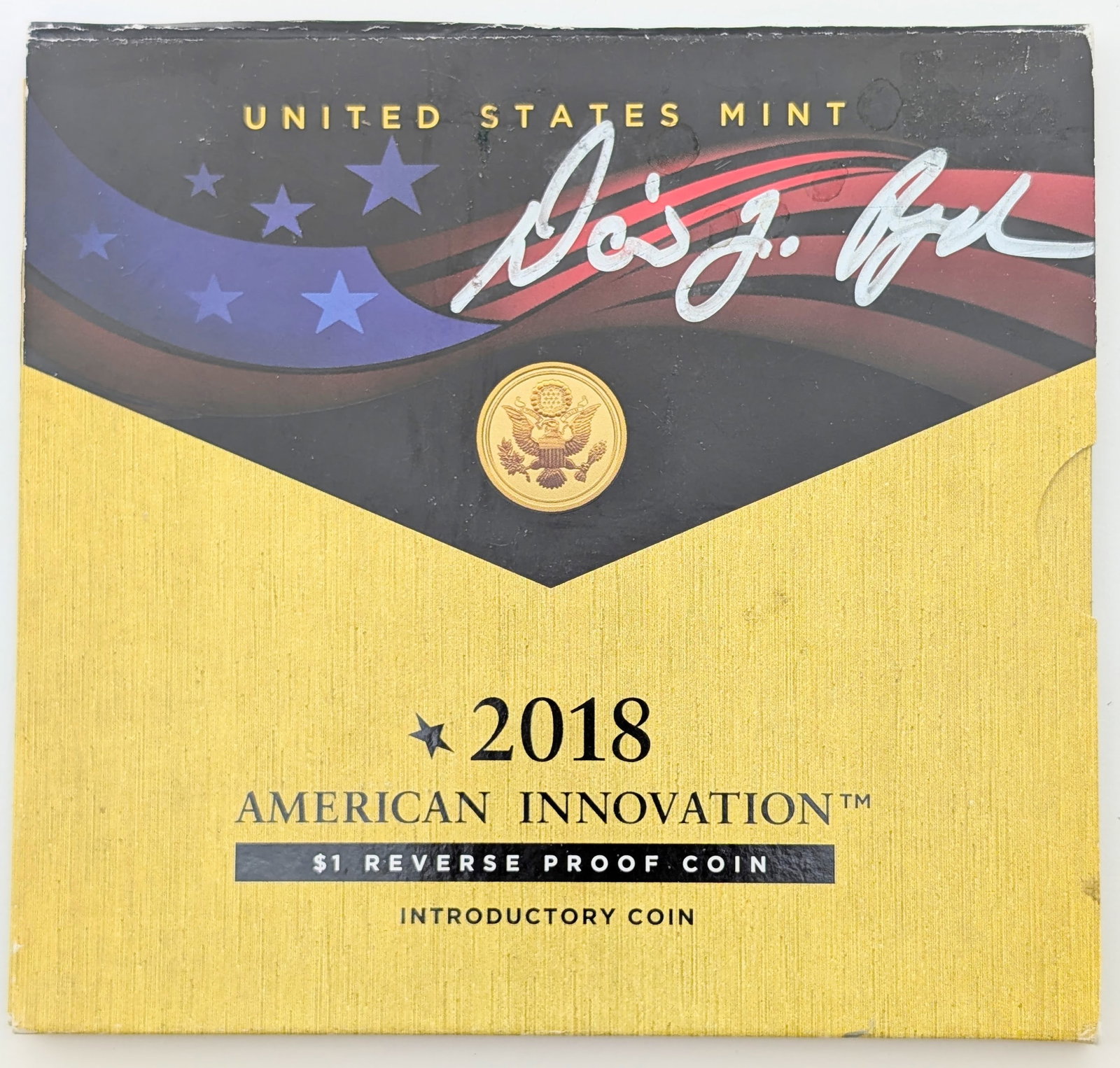 2018 Introductory American Innovation $1 Coin w/ COA - Signed by David J. Ryder - 4