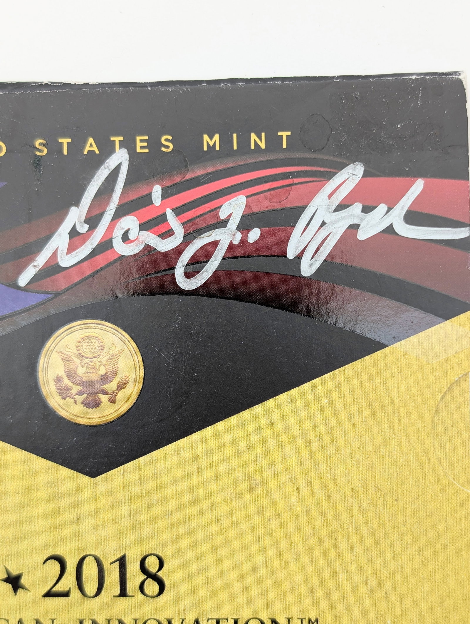 2018 Introductory American Innovation $1 Coin w/ COA - Signed by David J. Ryder - 5