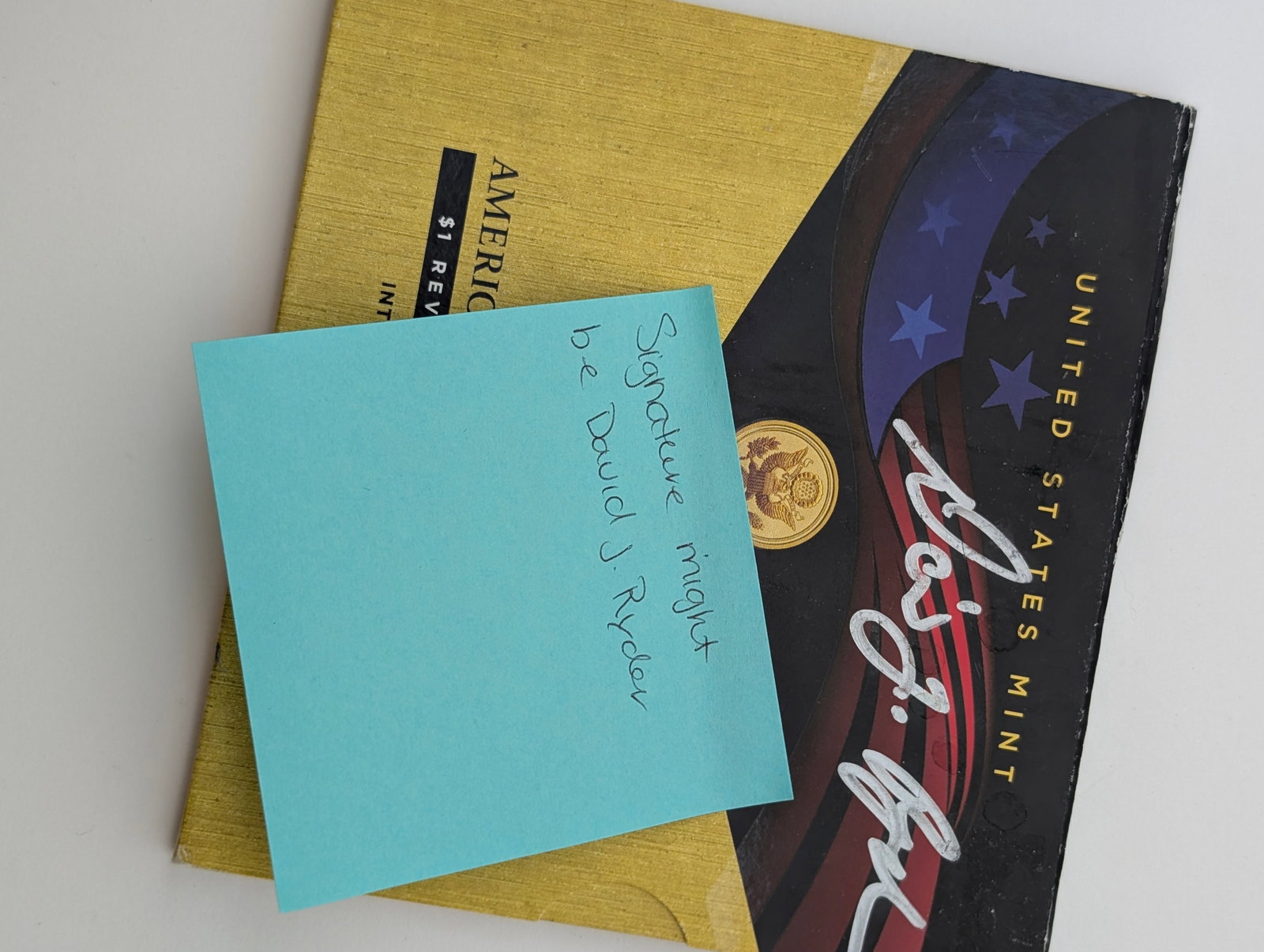 2018 Introductory American Innovation $1 Coin w/ COA - Signed by David J. Ryder - 6