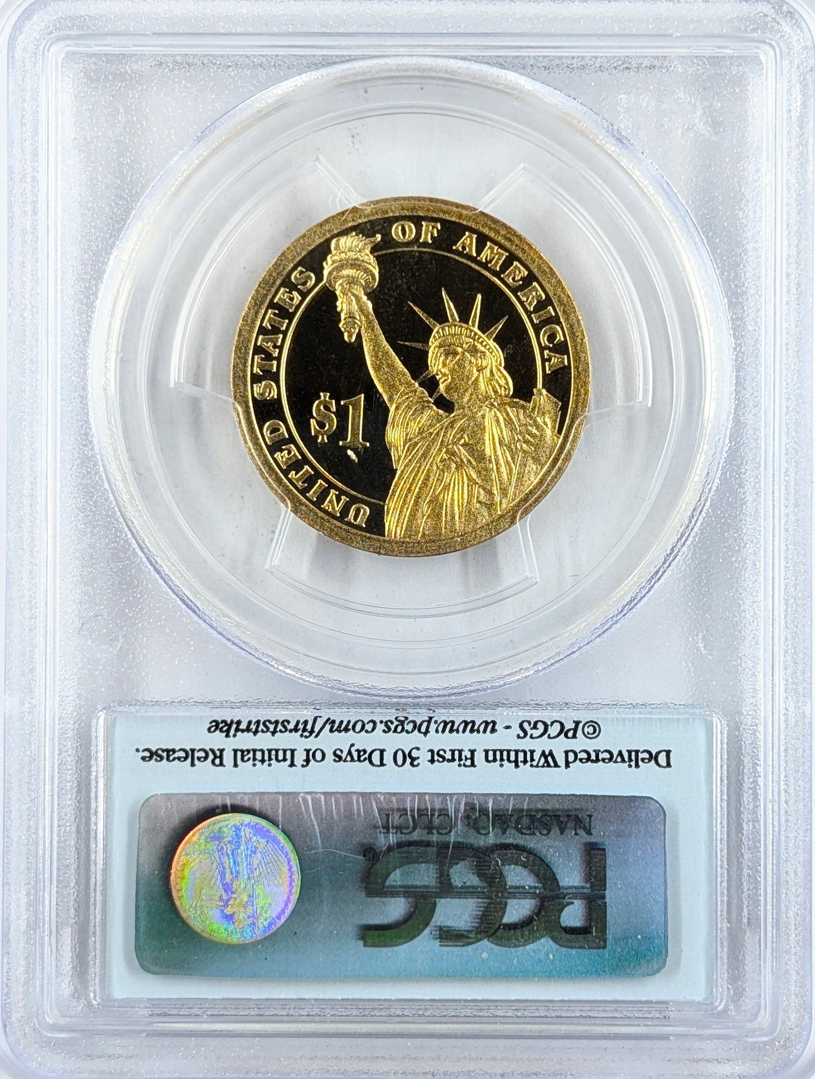 PCGS 2010-S PR69 DCAM Abraham Lincoln Presidential Dollar - First Strike - 2