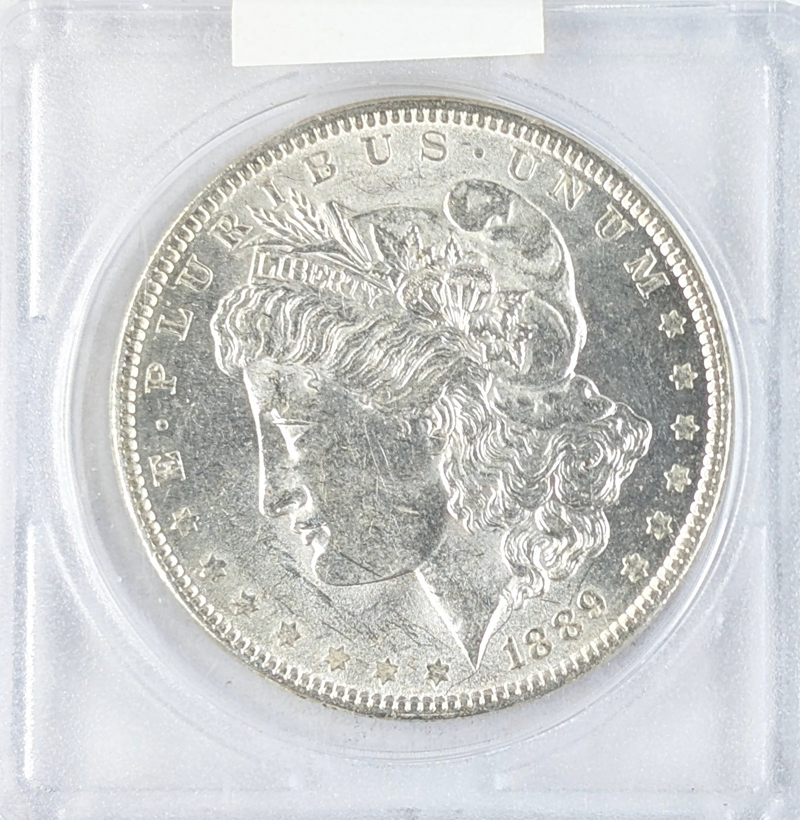 1889 Morgan Silver Dollar (1 of 2)