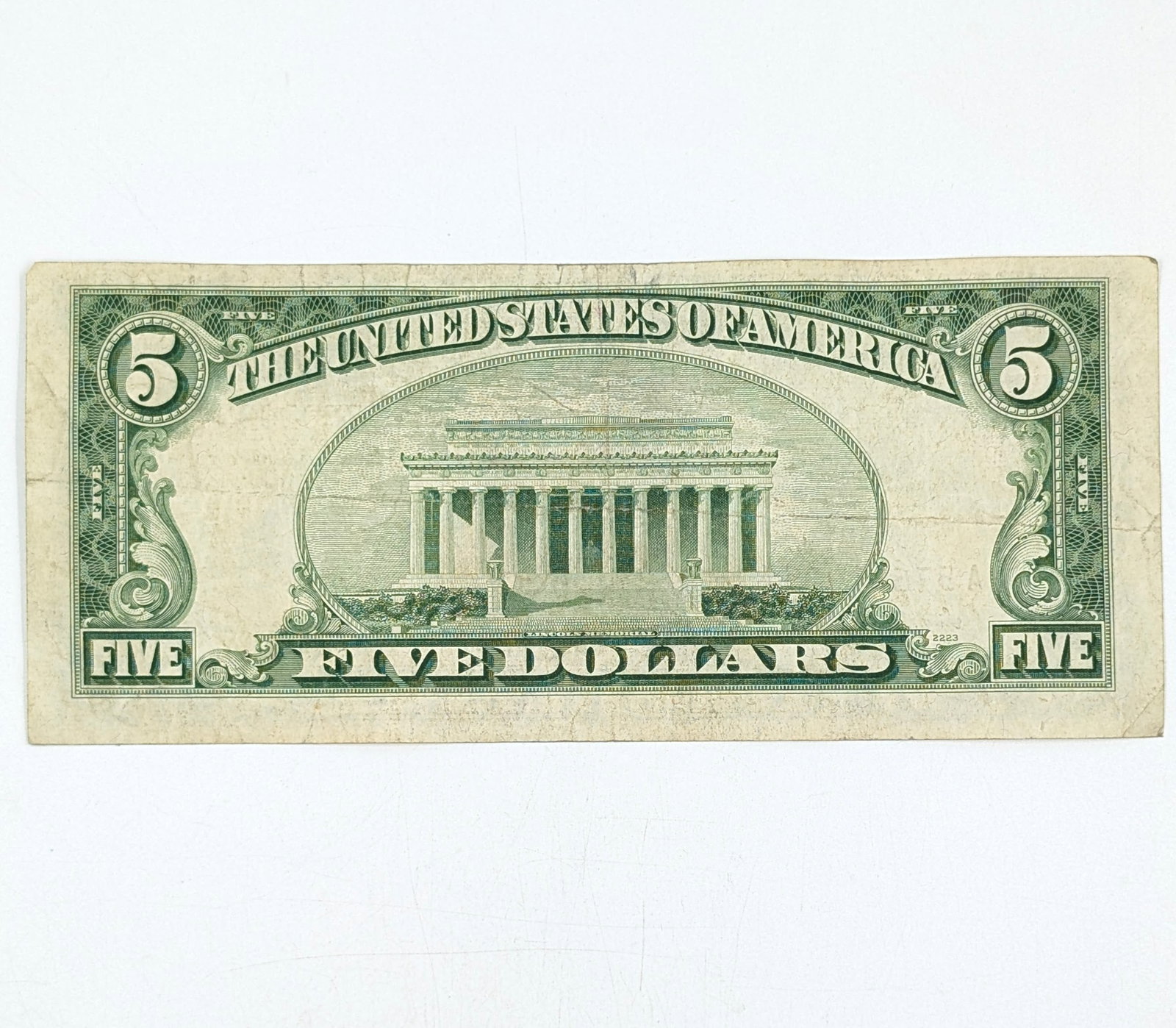 1953 $5 Note - Red Seal - 2