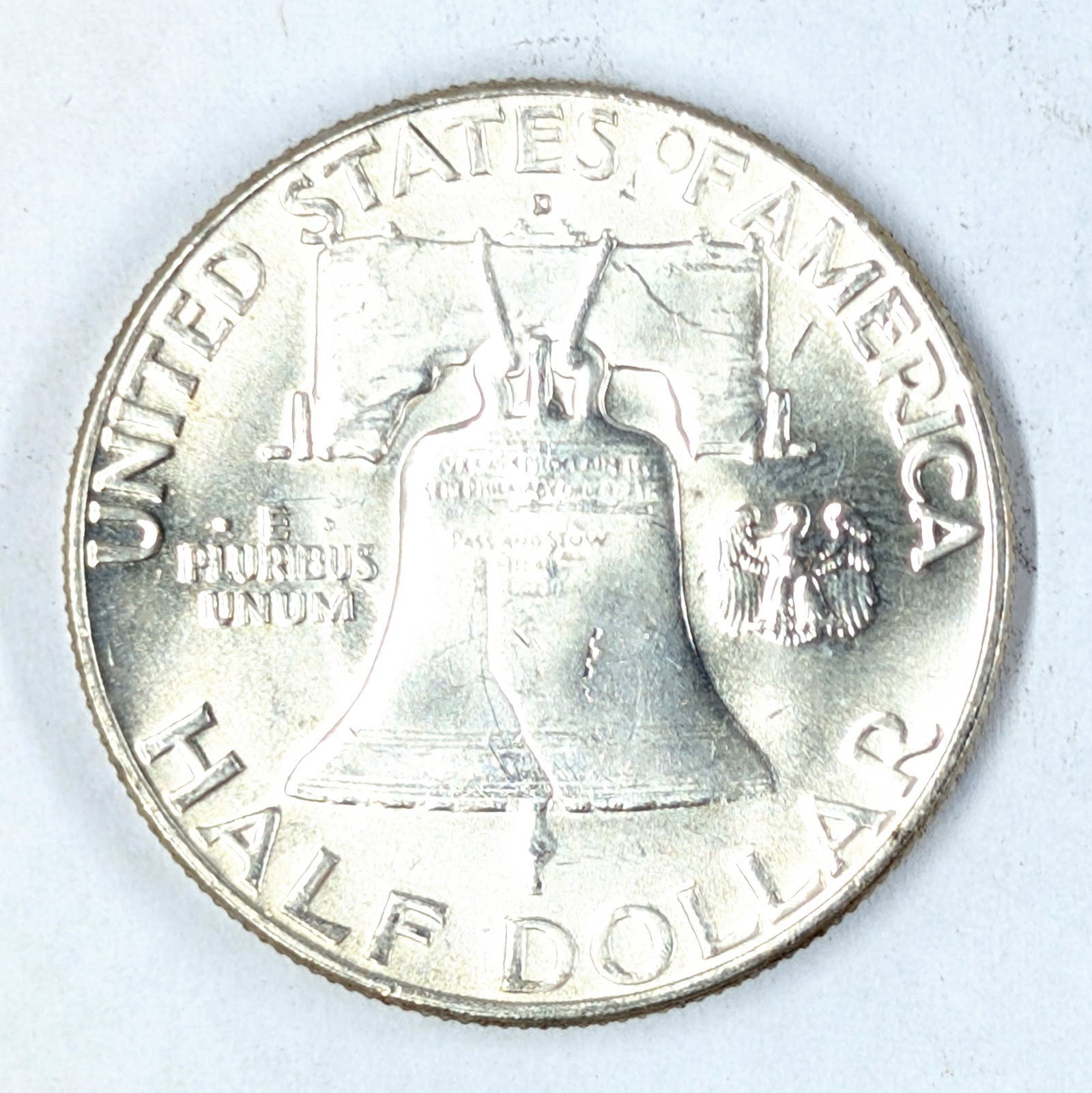 1961-D Silver Franklin Half Dollar- Uncirculated - 2