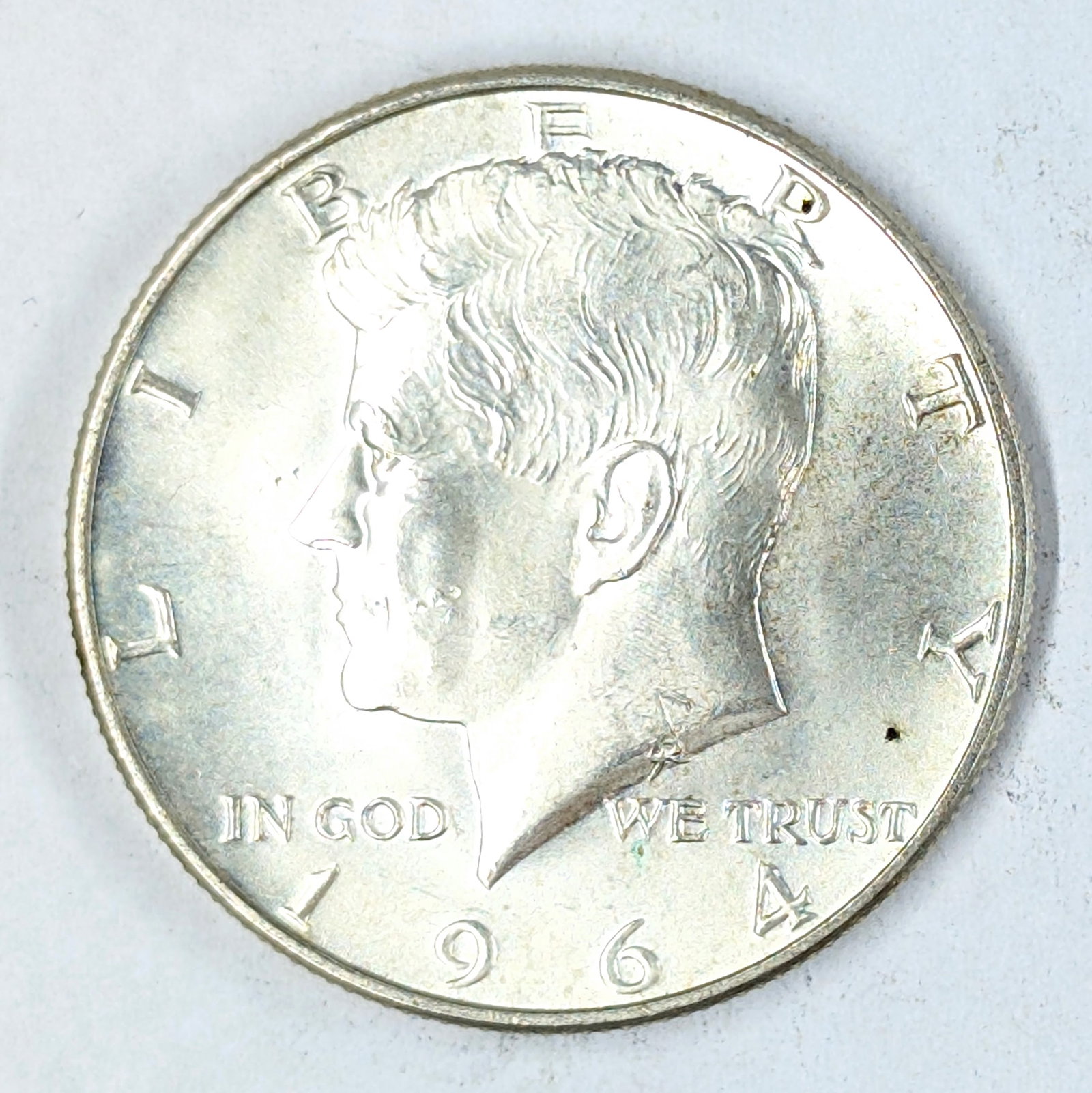 1964 Silver John F Kennedy Half Dollar- Uncirculated: Silver