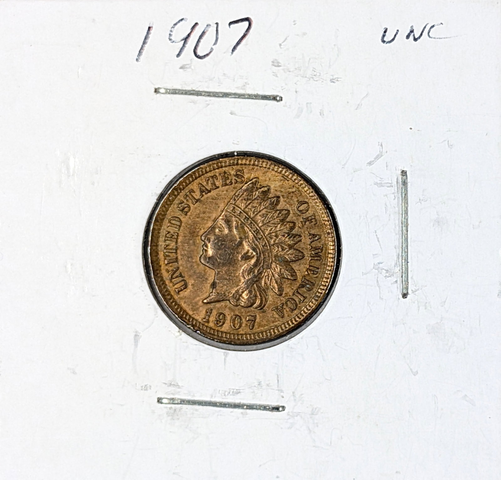 1907 Indian Head Cent - Full 'Liberty': Coin