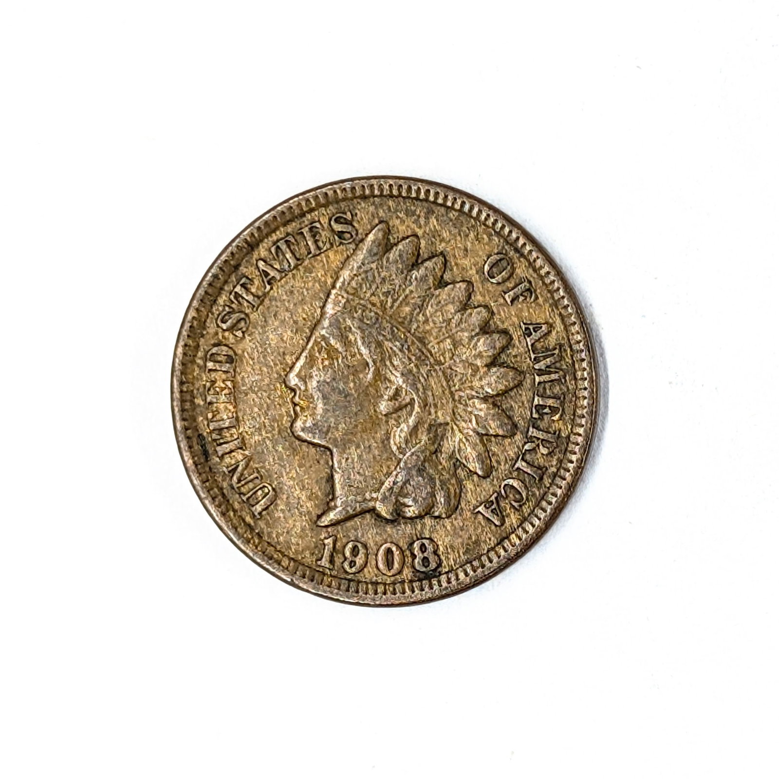 1908 Indian Head Cent: Coin