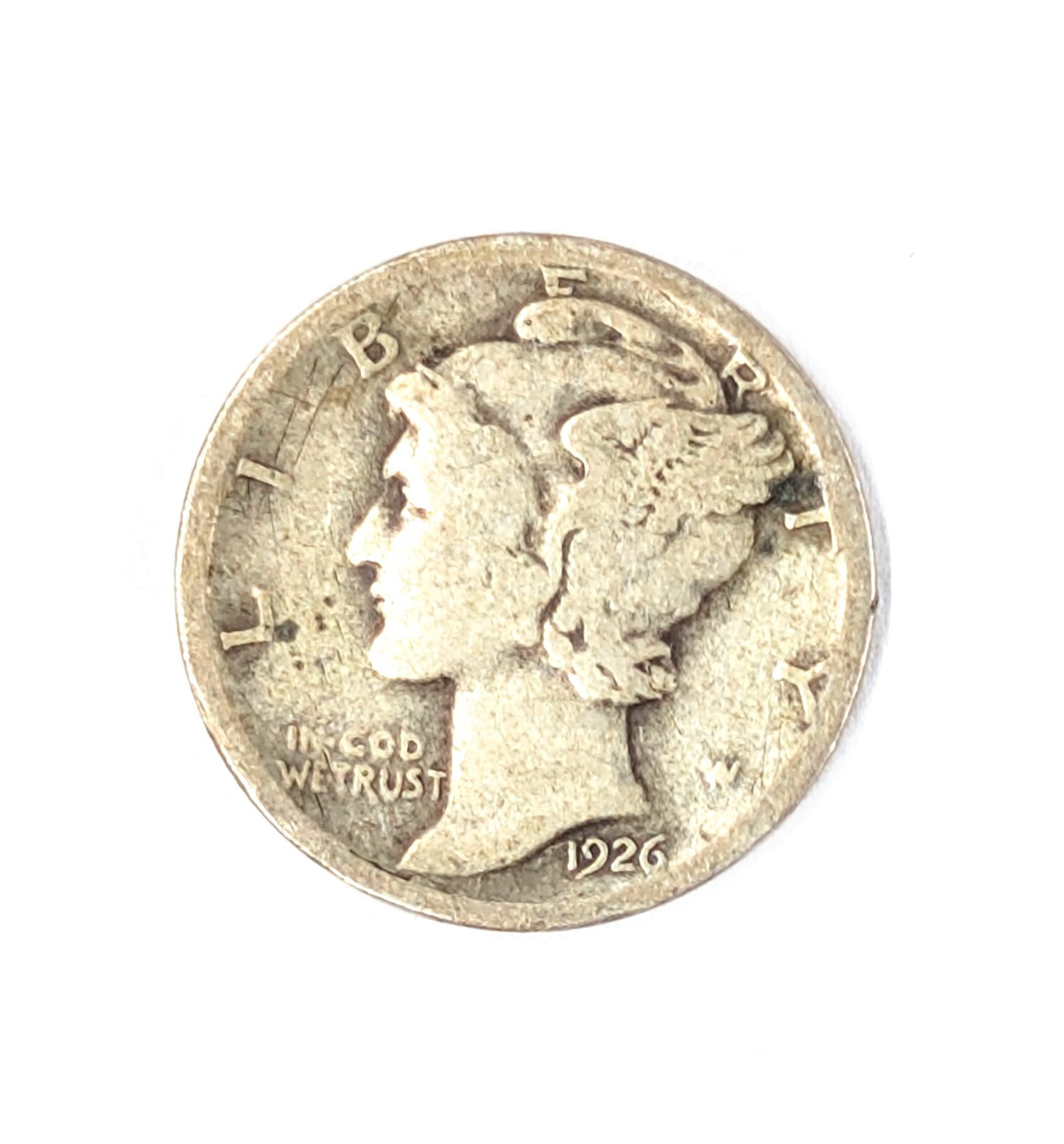 1926-D Silver Mercury Dime: Silver